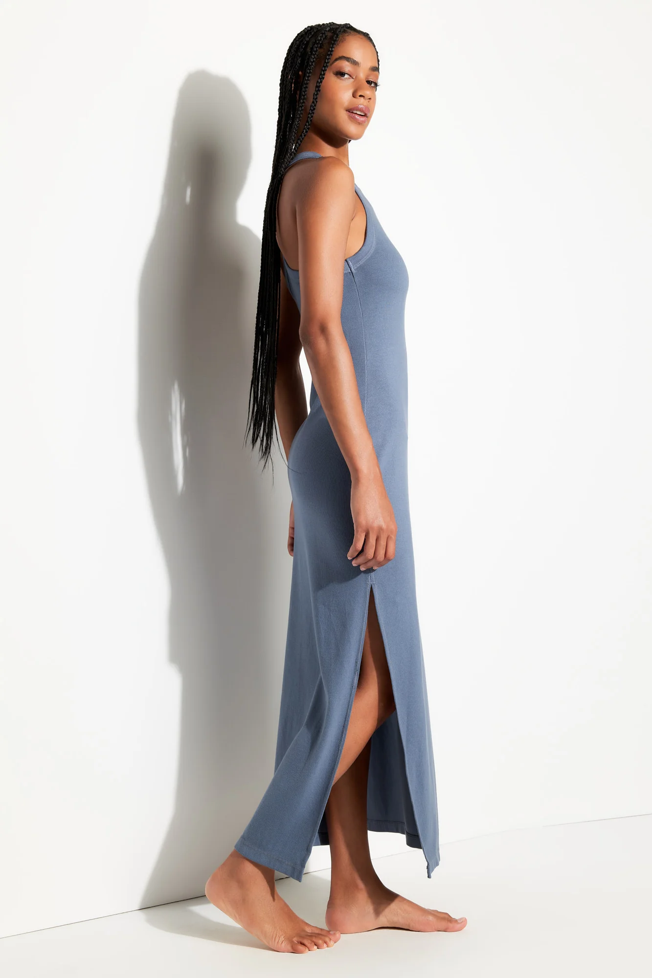 Simone Rib Maxi Dress - Image 3