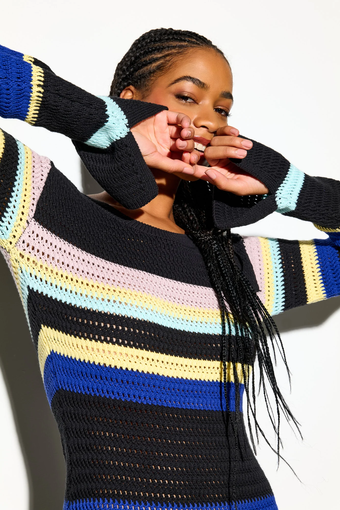 Giselle L/S Crochet Dress - Image 10