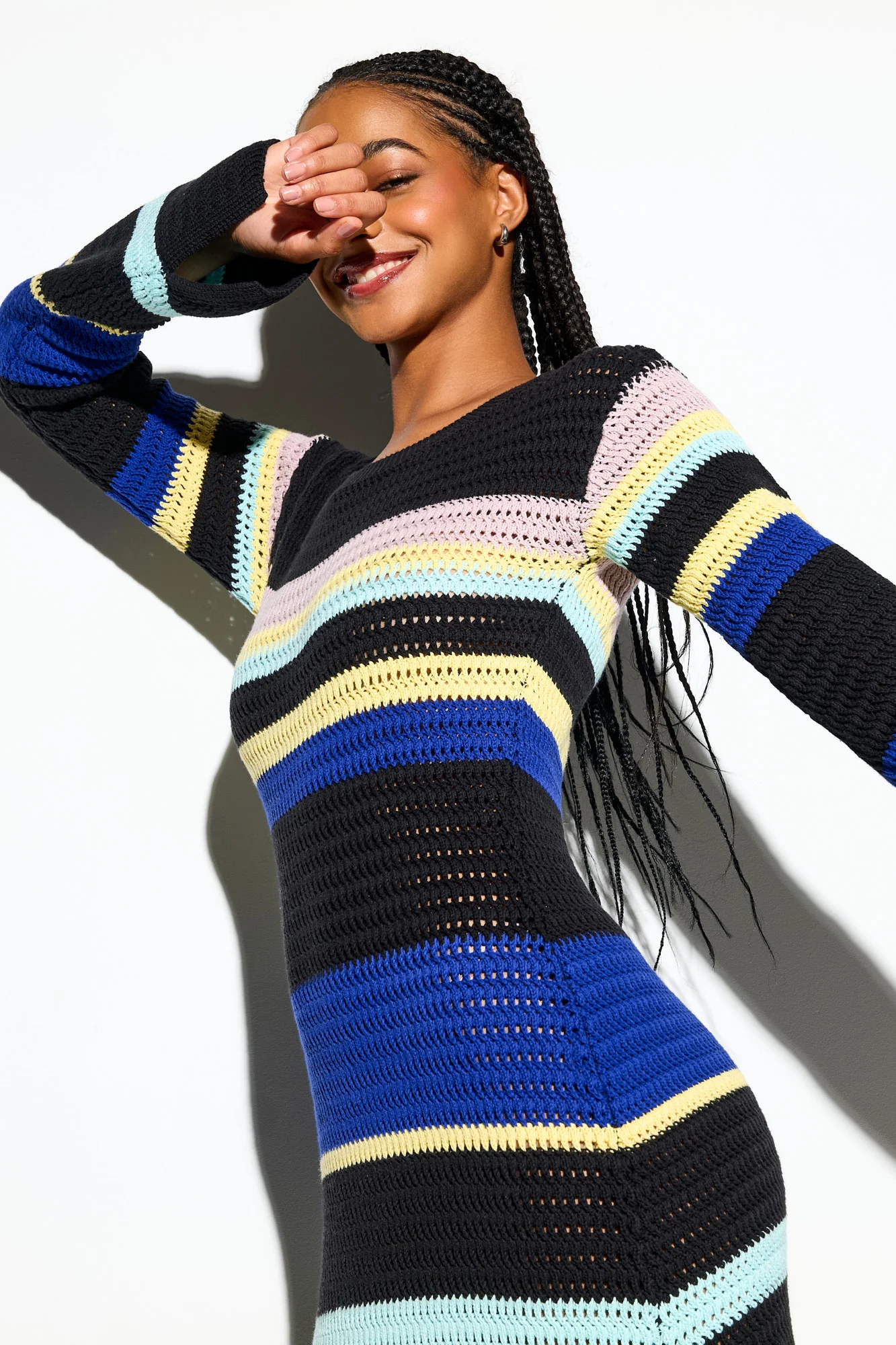 Giselle L/S Crochet Dress - Image 12
