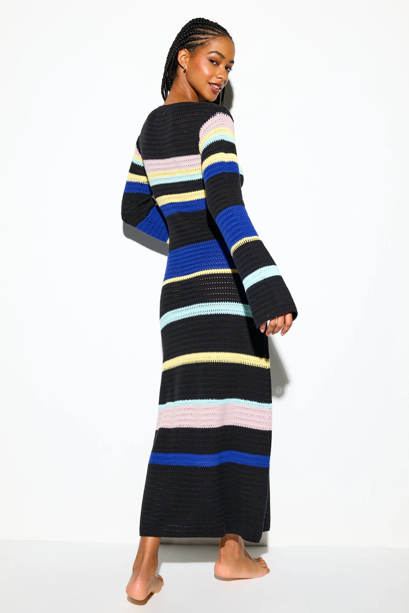 Giselle L/S Crochet Dress - Image 5