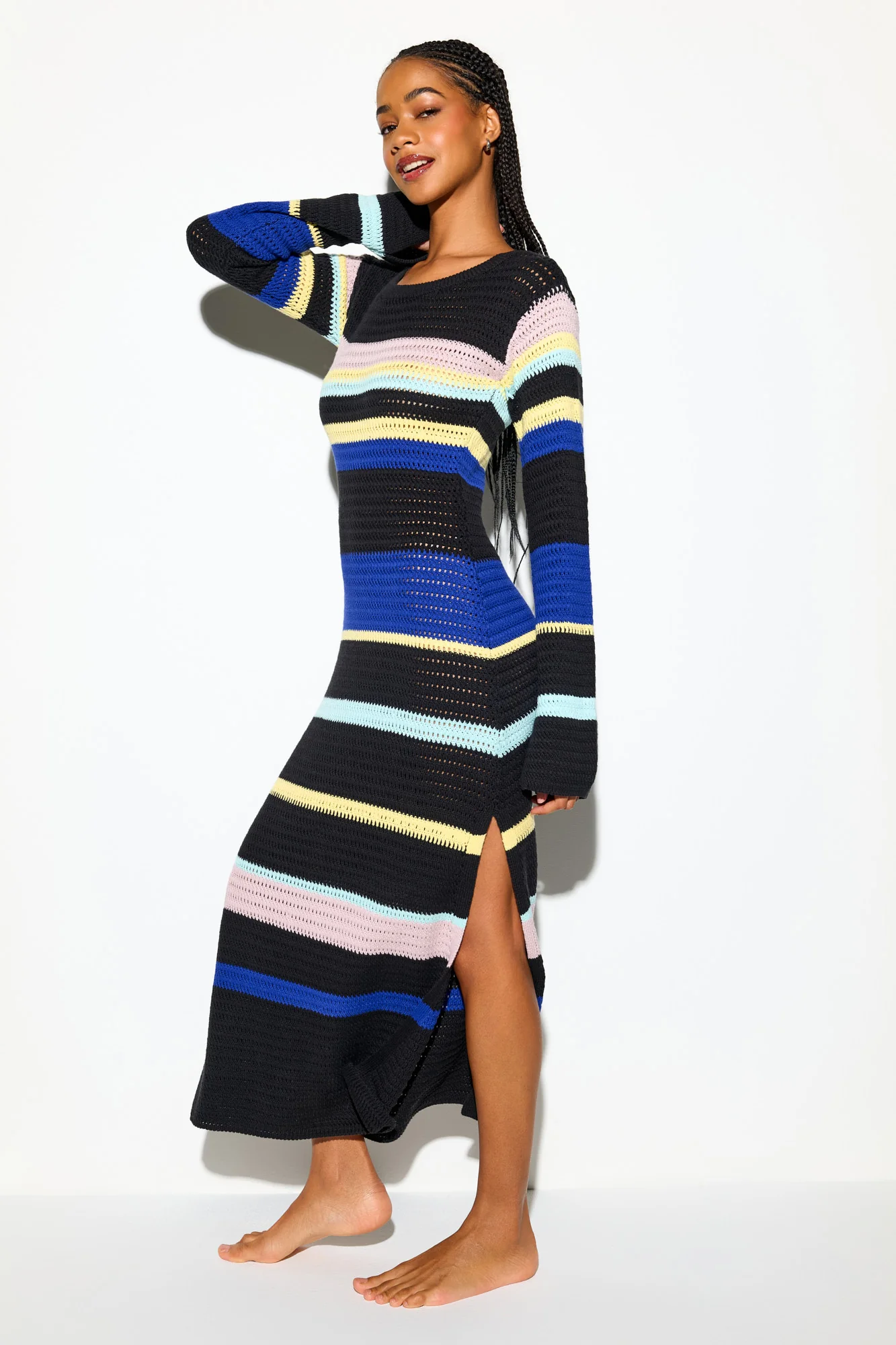 Giselle L/S Crochet Dress - Image 6