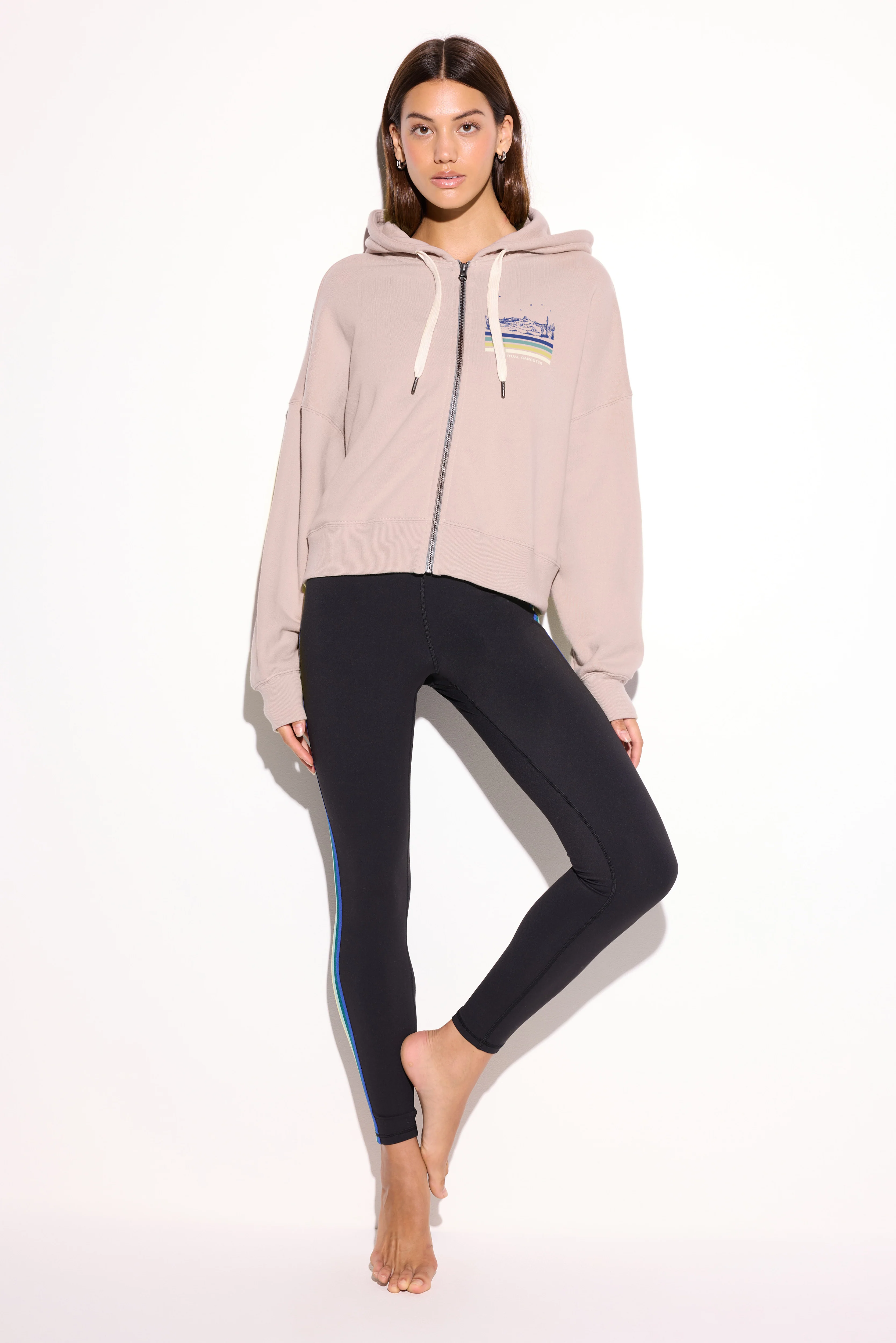 Desert Stripe Jules Hoodie - Image 4