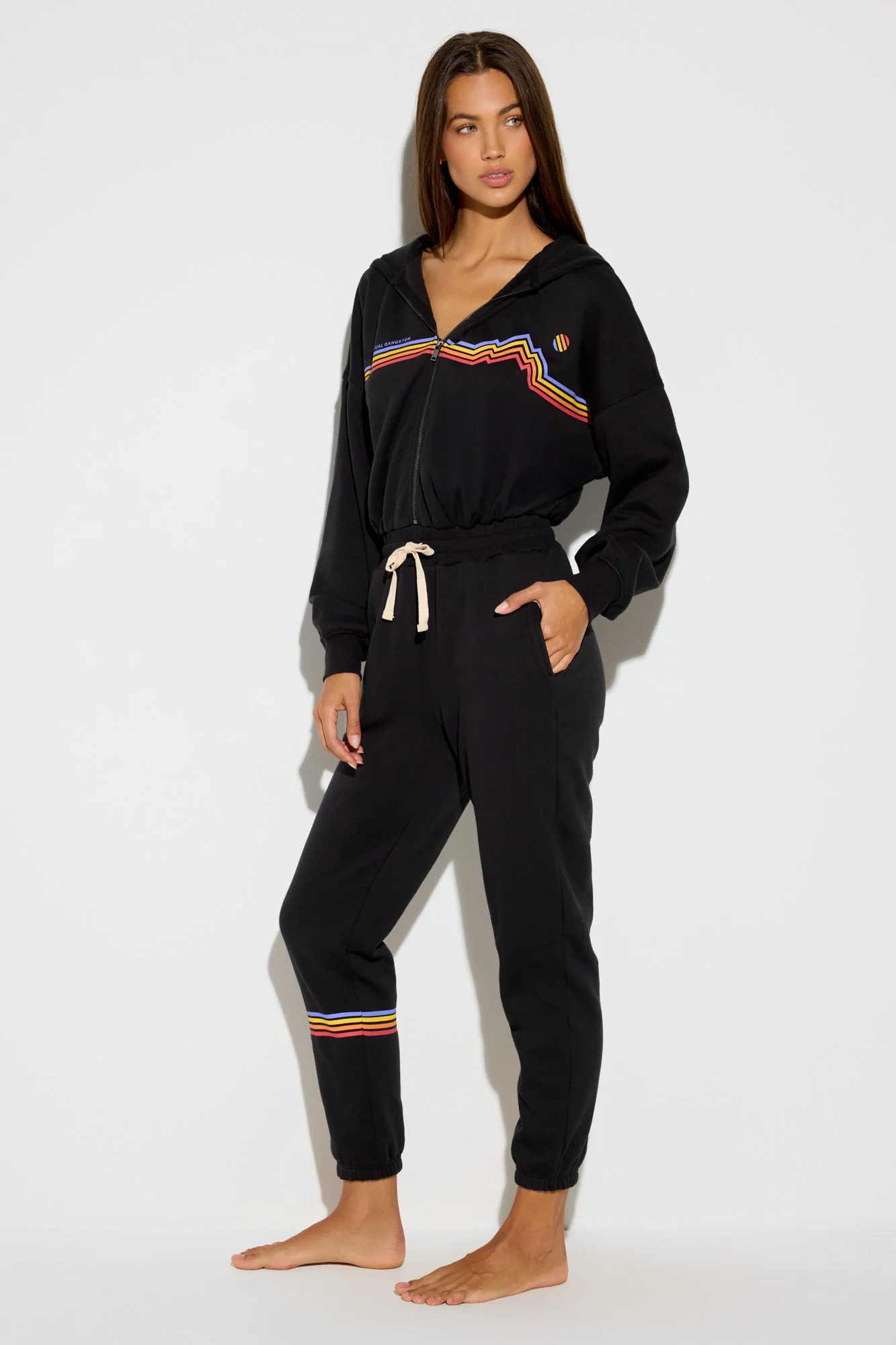 Cali Stripe Apres Jumpsuit - Image 3