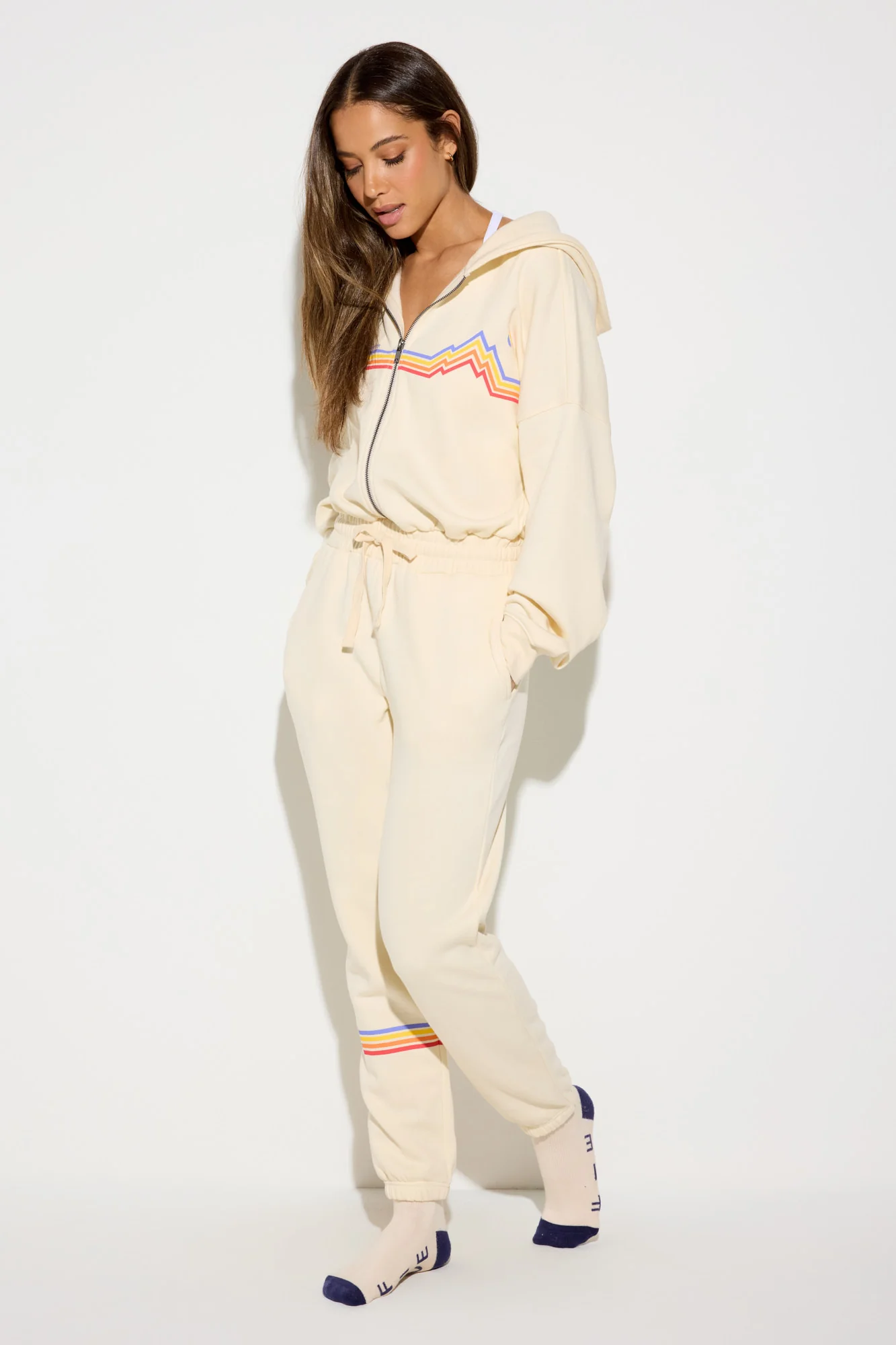 Cali Stripe Apres Jumpsuit - Image 3