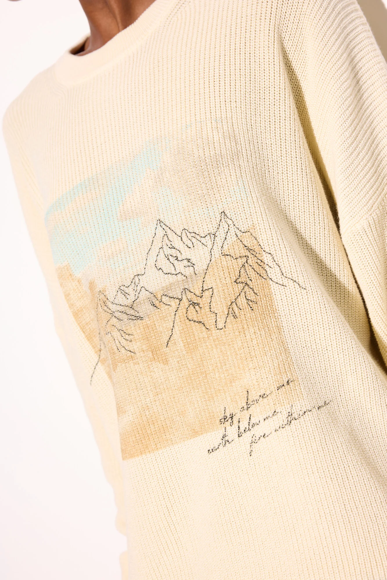 Above Me Lyric Sweater - Image 5