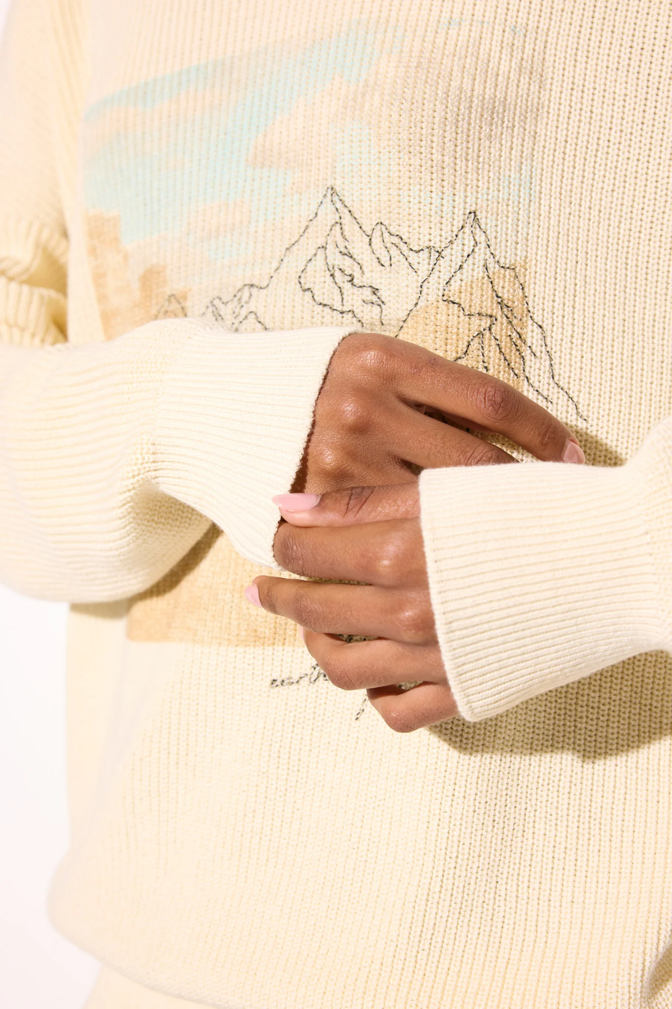 Above Me Lyric Sweater - Image 6