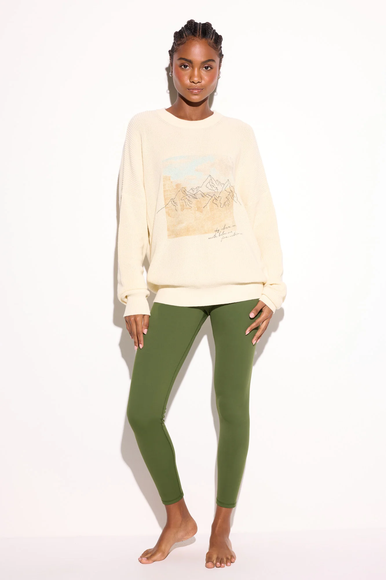 Above Me Lyric Sweater - Image 7