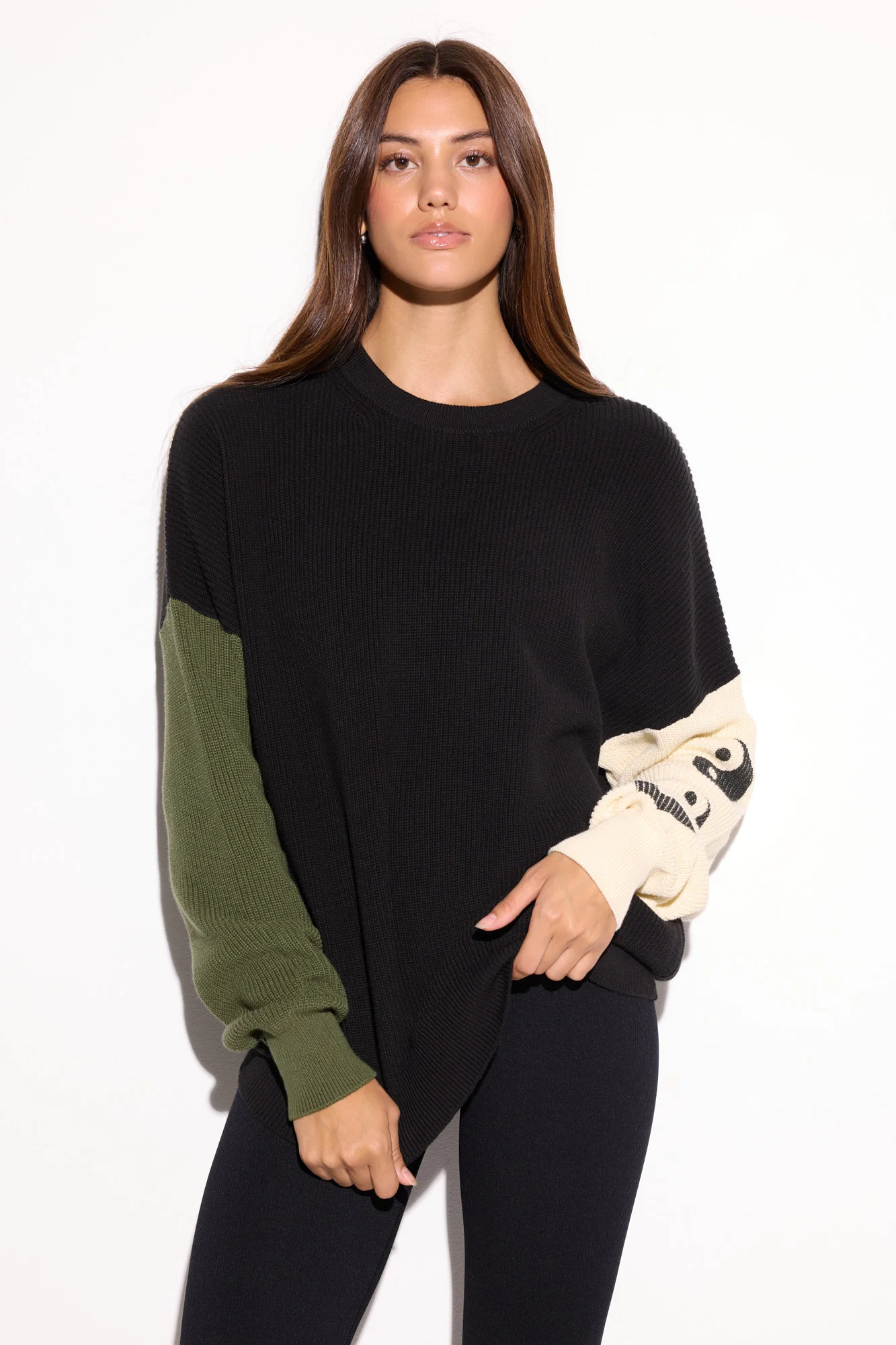 Yin Yang Stack Lyric Sweater - Image 6