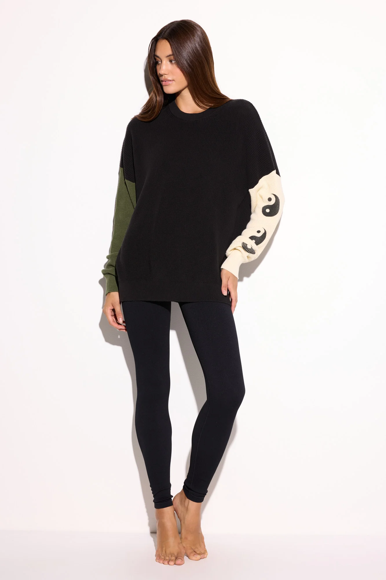Yin Yang Stack Lyric Sweater - Image 7