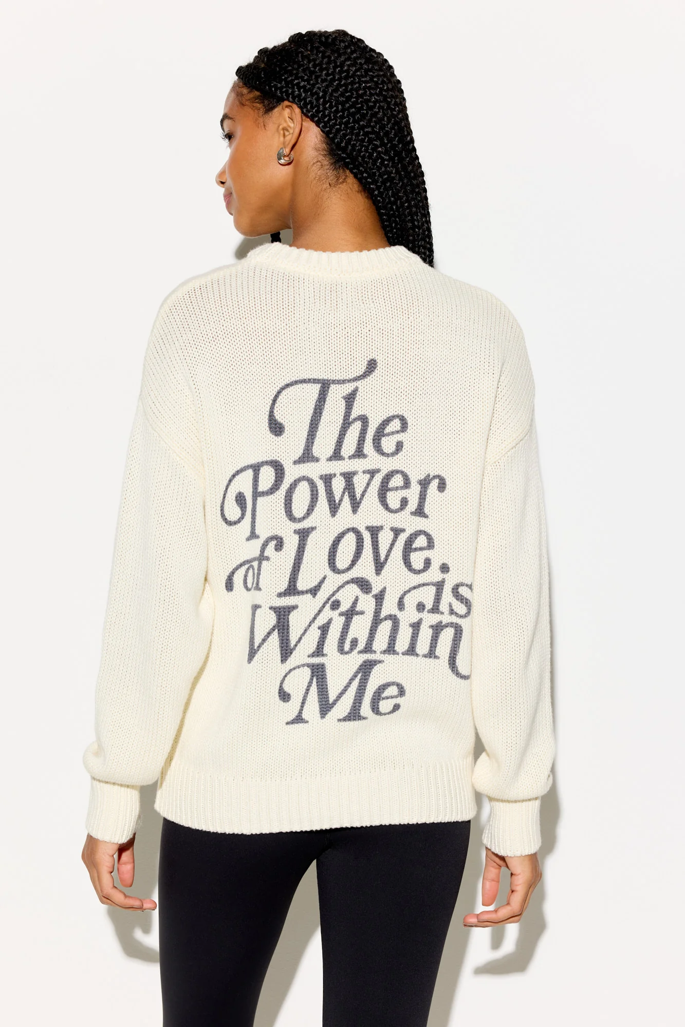 Power Of Love Mantra Sweater - Image 3
