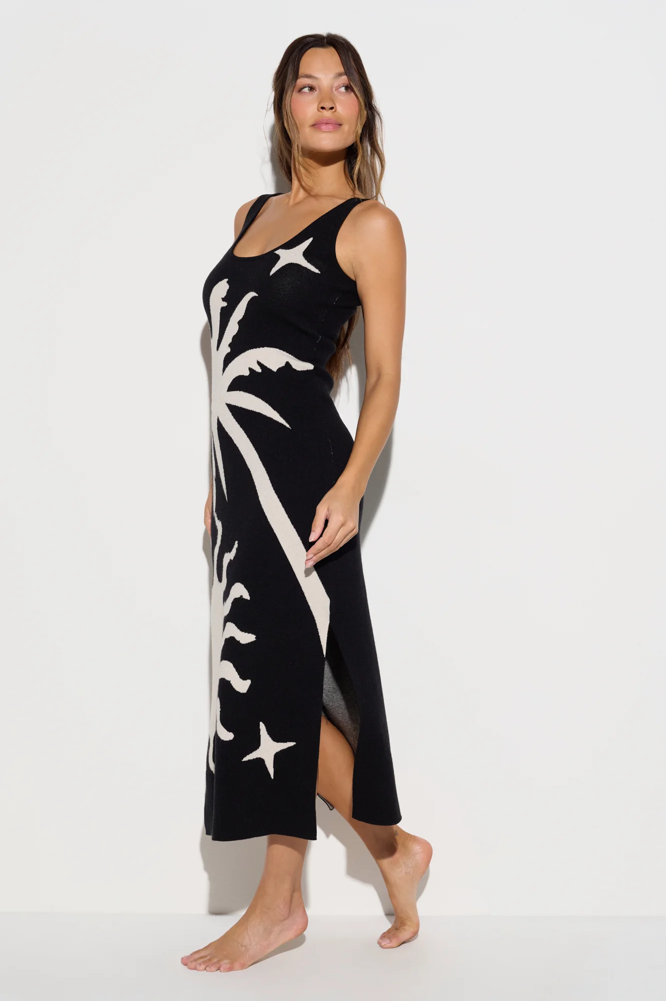 Yasmin Knit Tank Midi Dress - Image 3