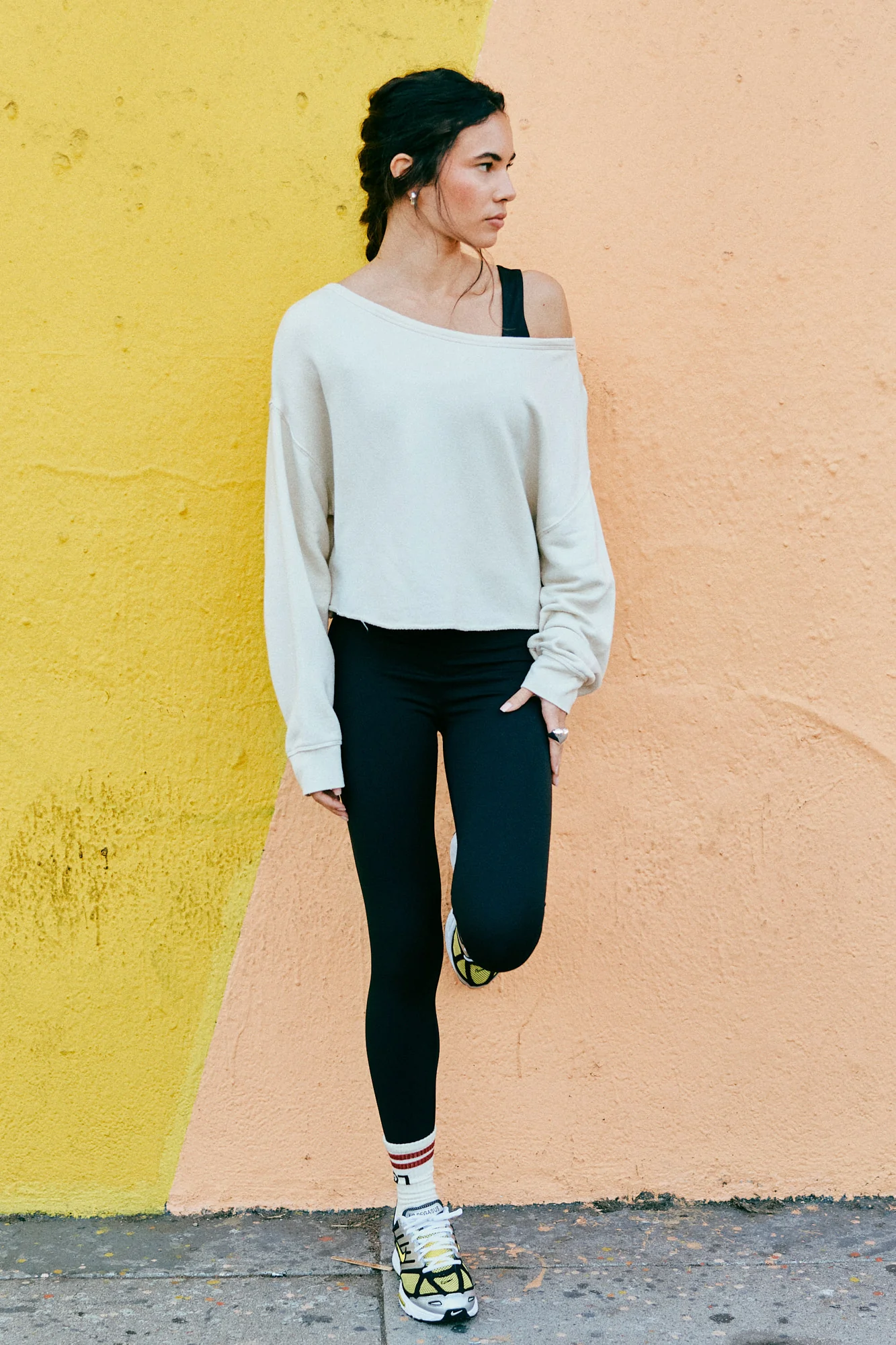 Bella Off Shoulder Sweatshirt - Image 7