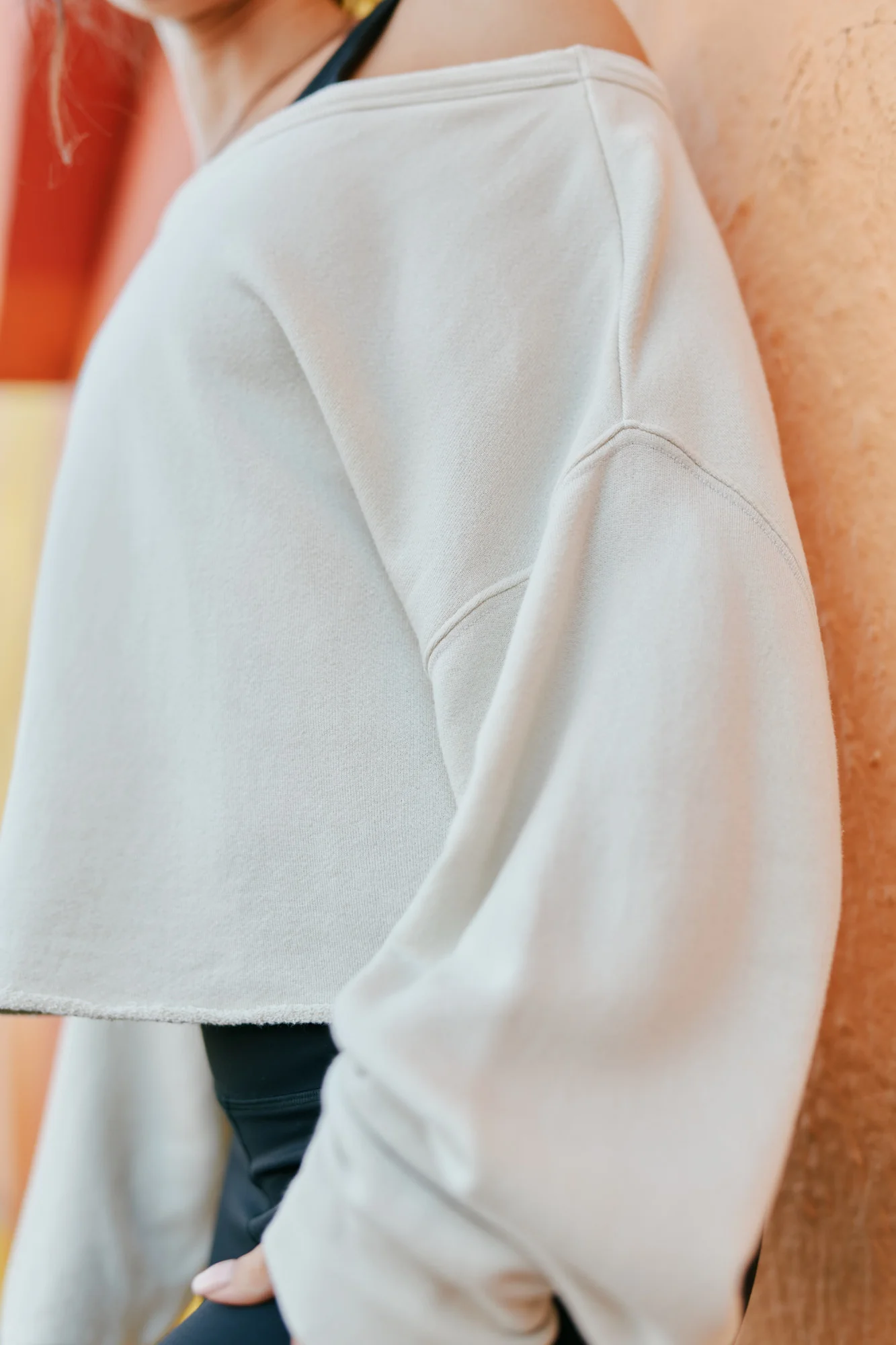 Bella Off Shoulder Sweatshirt - Image 8
