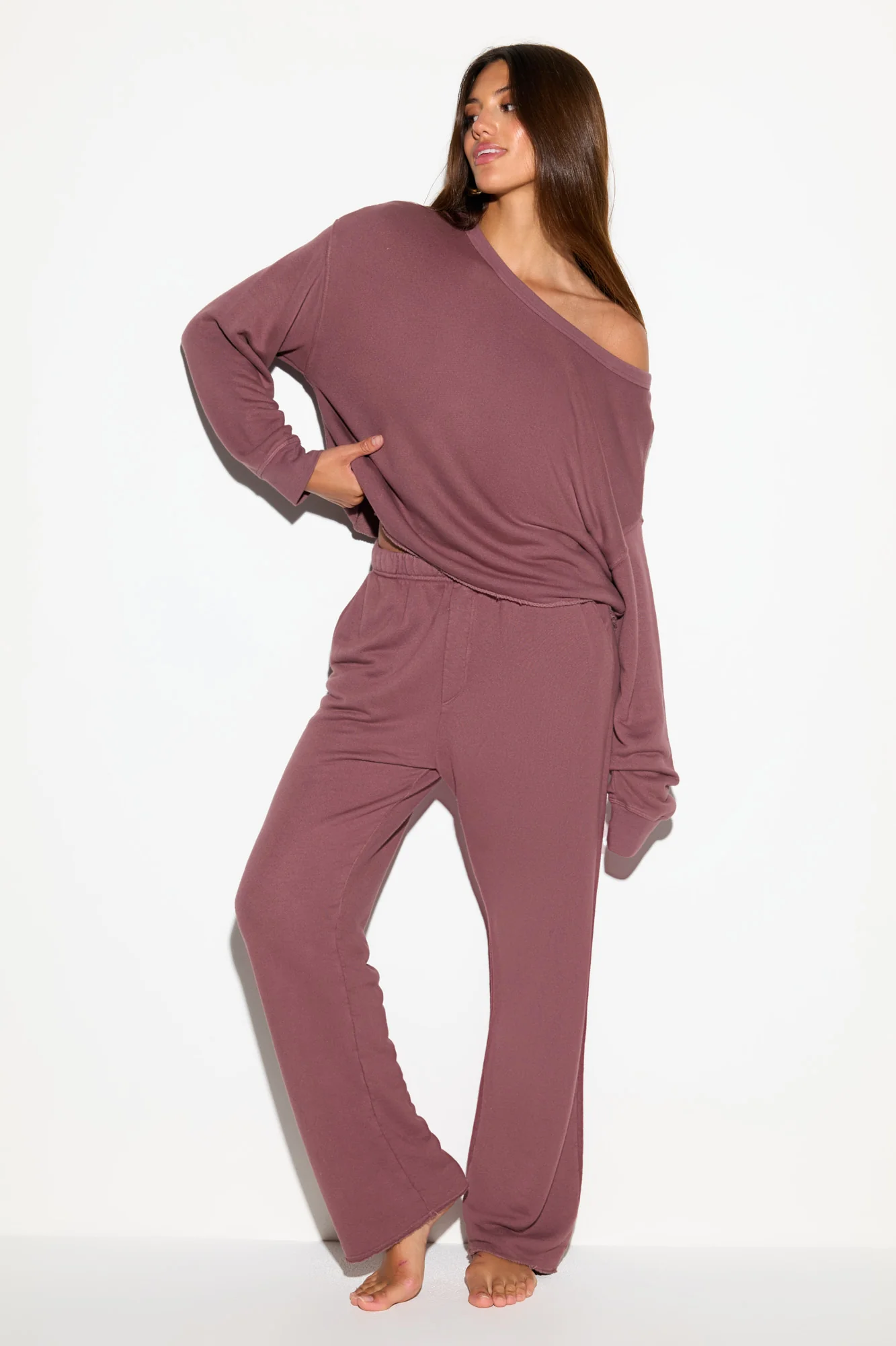 Bella Off Shoulder Sweatshirt - Image 5