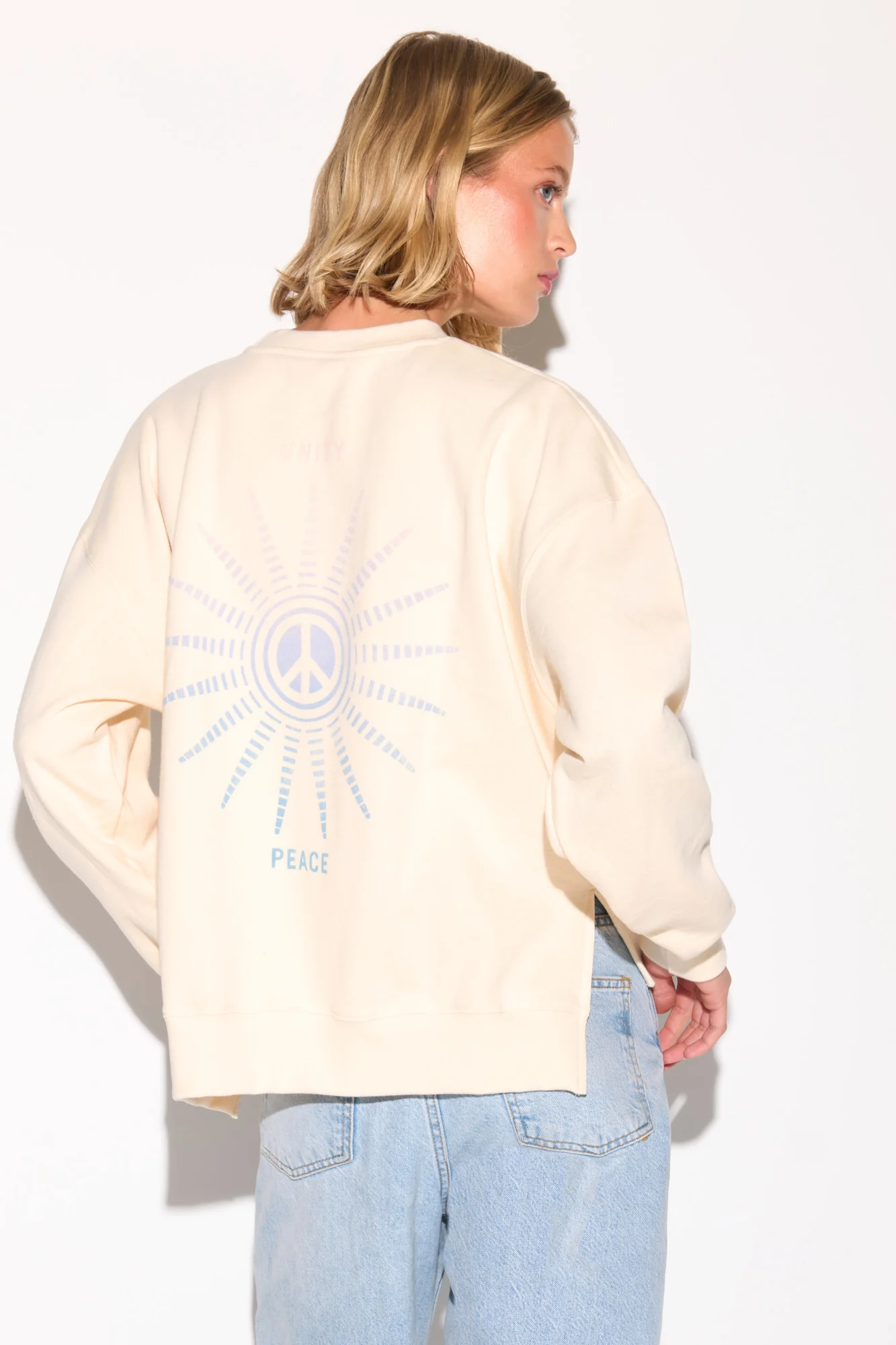 Emit Peace Bex High-Low Crew - Image 7