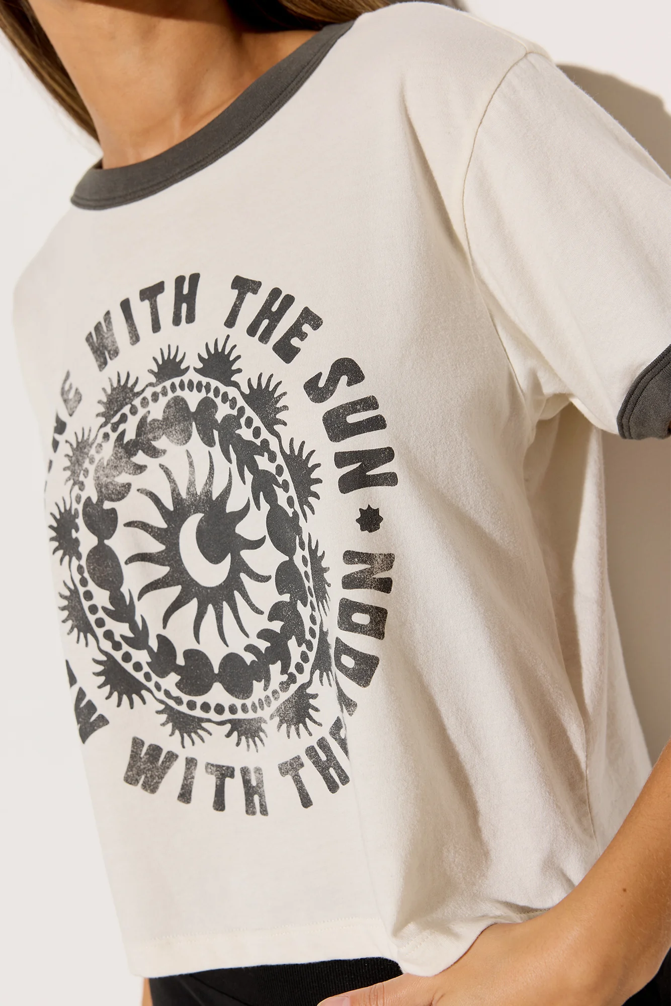 Melrose Short Sleeve Ringer Tee - Image 3