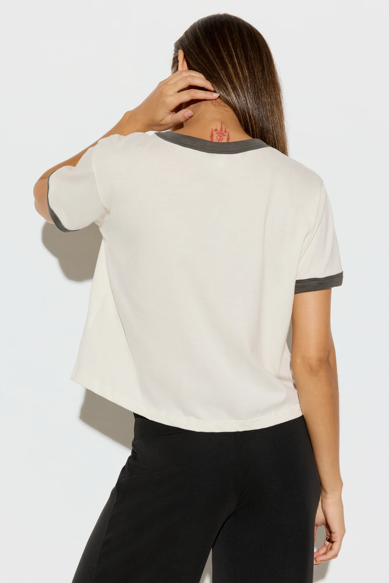 Melrose Short Sleeve Ringer Tee - Image 6