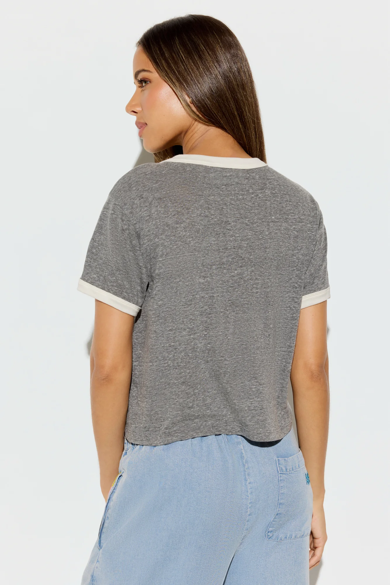 Melrose Short Sleeve Ringer Tee - Image 5