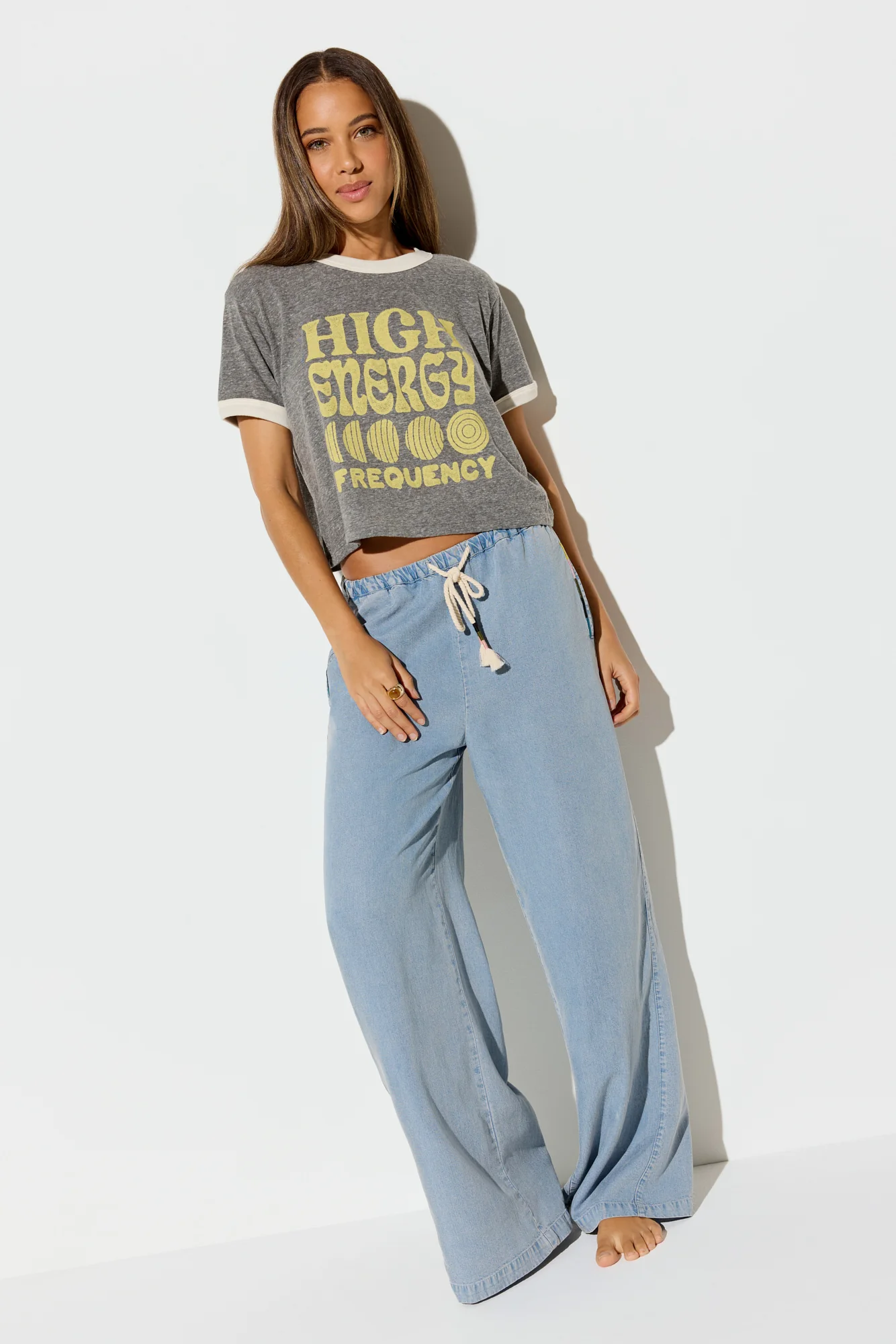 Toluca Chambray Wide Leg Pant - Image 7