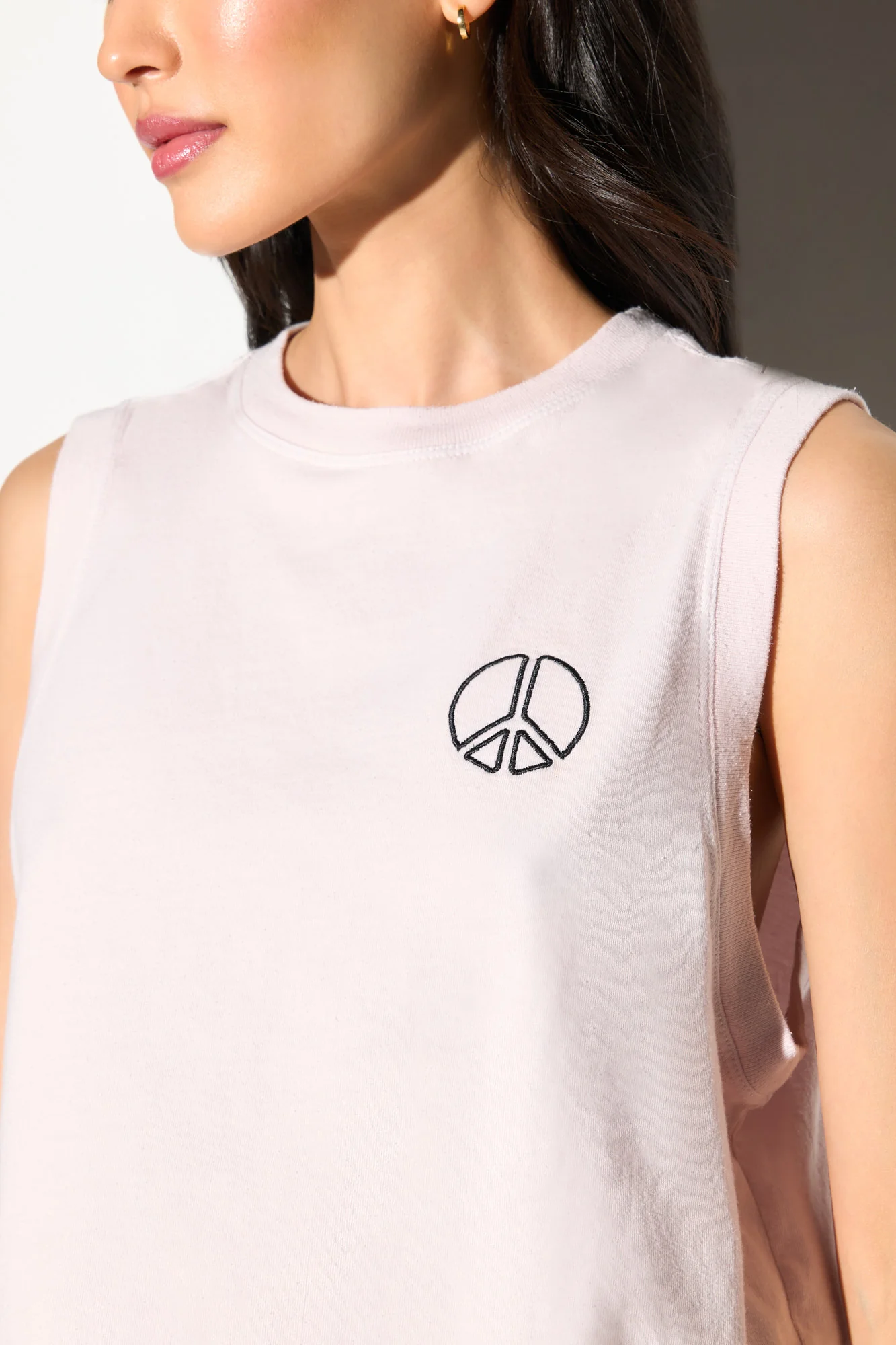 Peace Emblem Doheny Crop Tank - Image 4