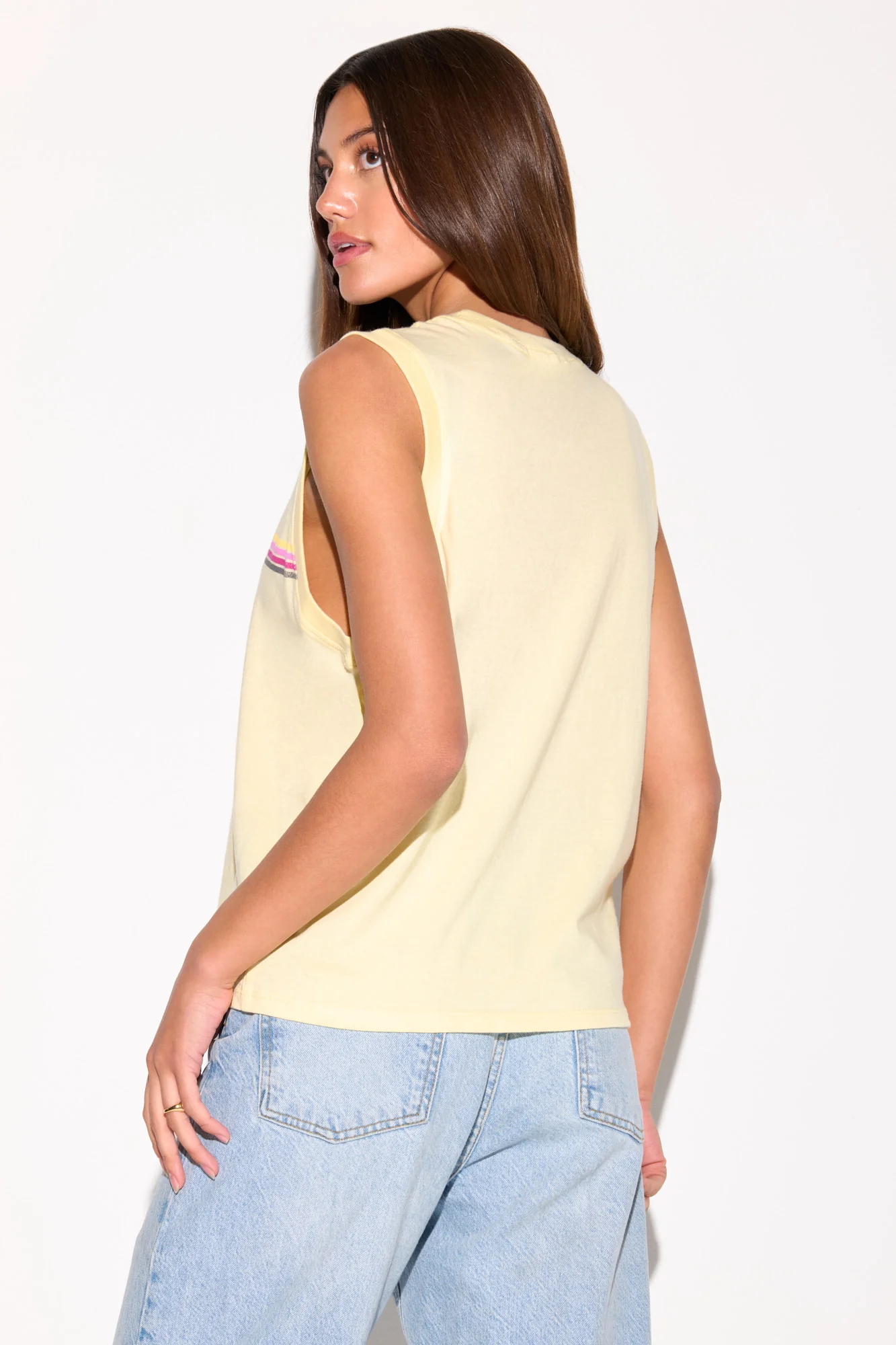 Sunset Stripe Bowery Tank - Image 2