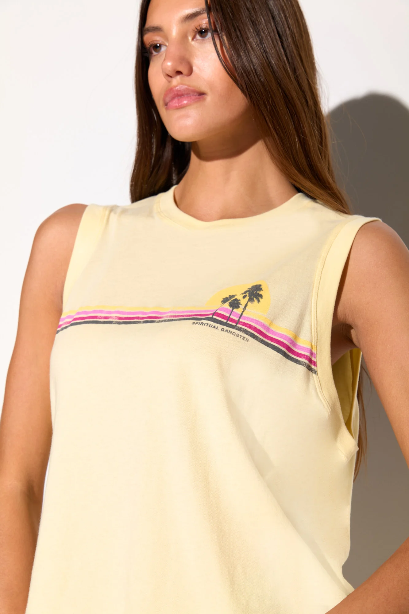 Sunset Stripe Bowery Tank - Image 4