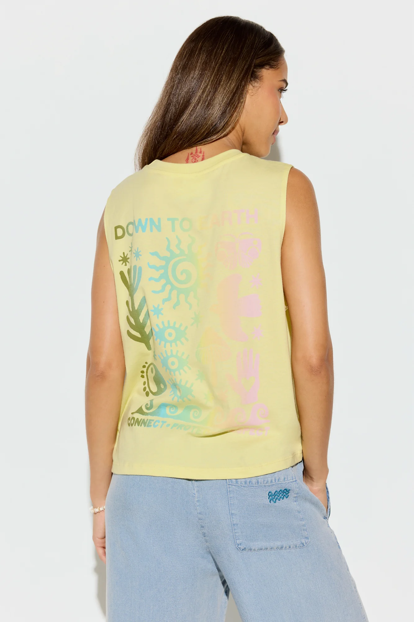 Earth Love Vibe Cotton Tank - Image 2