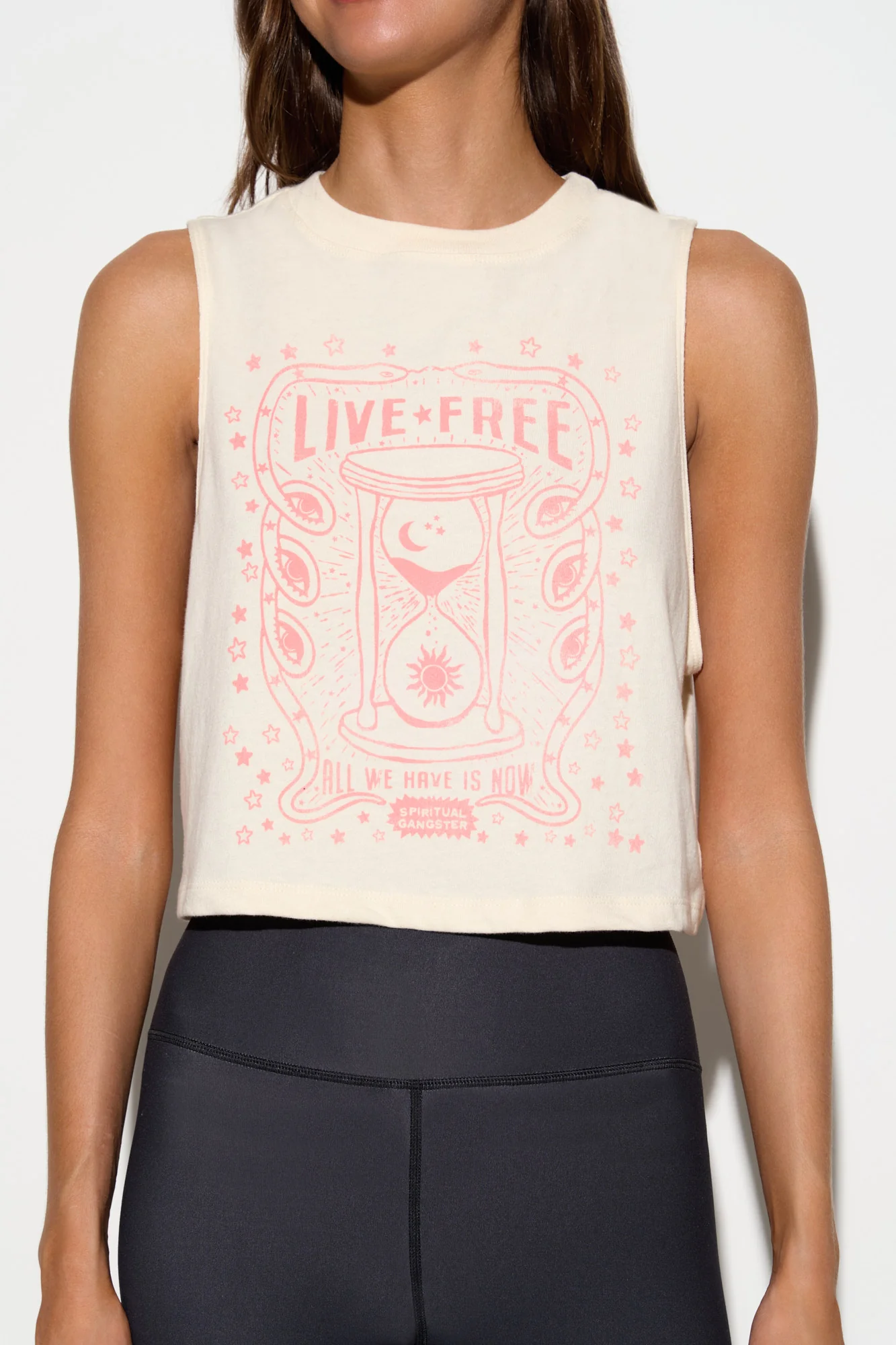 Live Free Spirit Crop Tank - Image 4