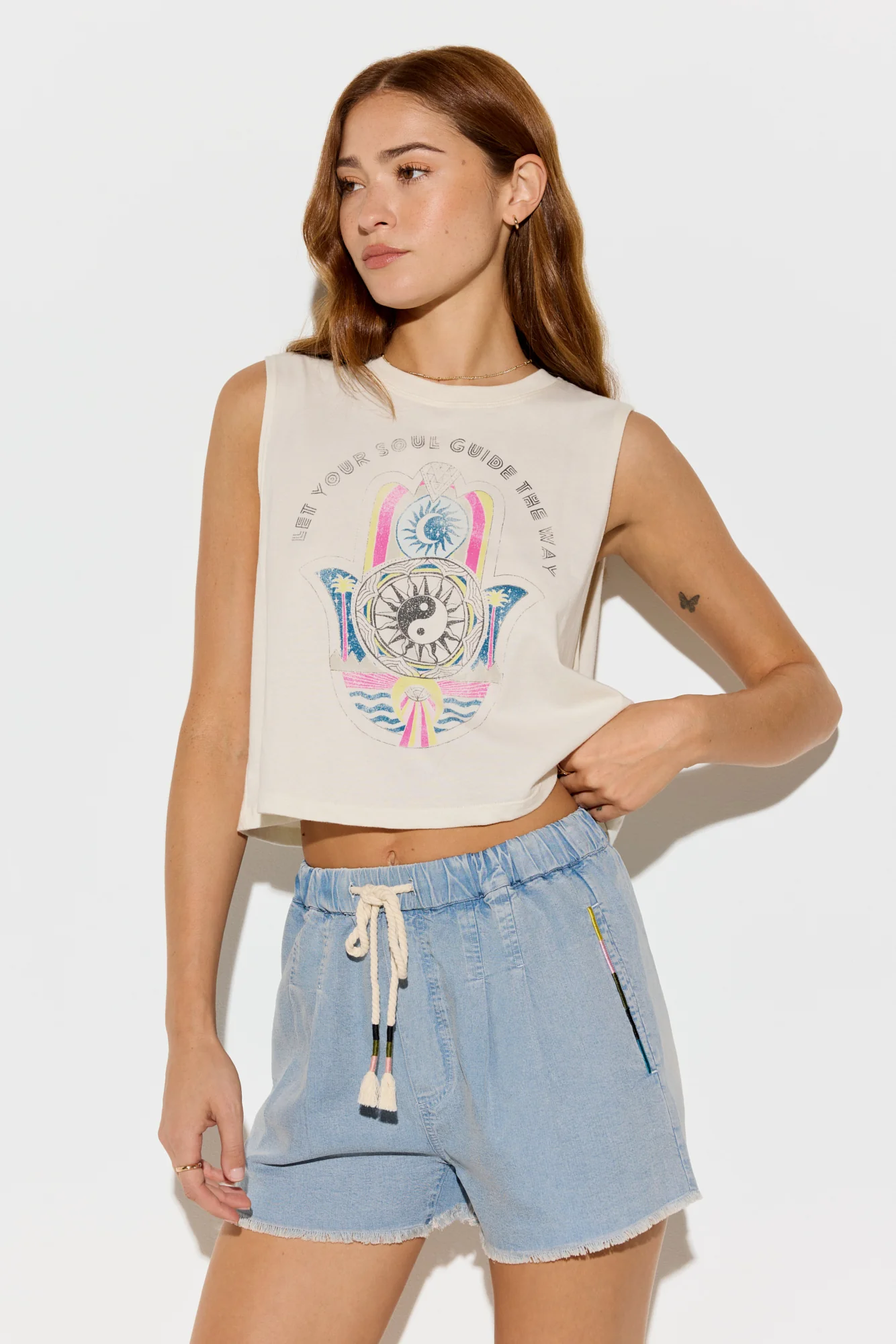 Spirit Cotton Crop Tank - Image 3