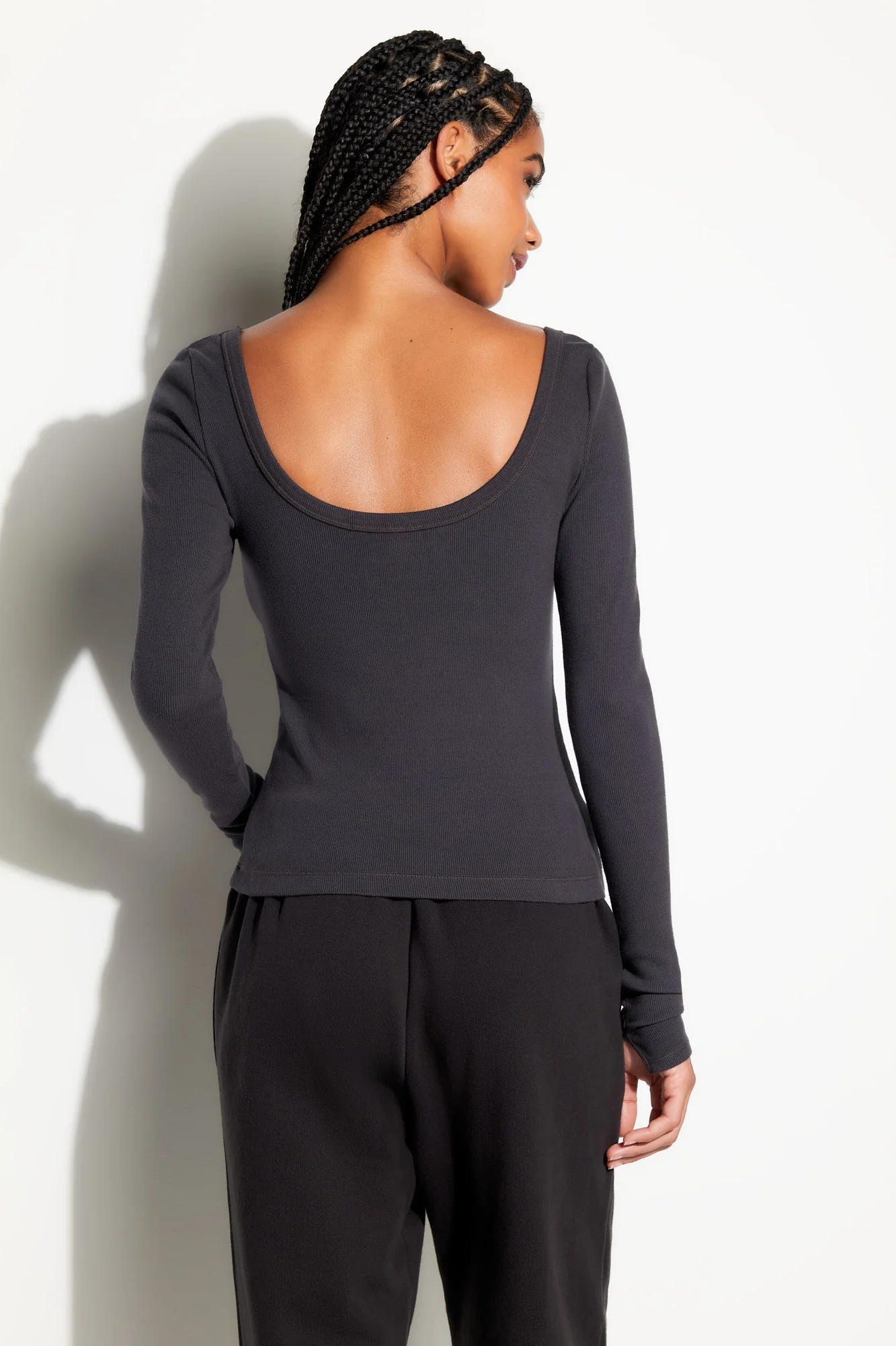Chrissie Rib L/S Top - Image 2