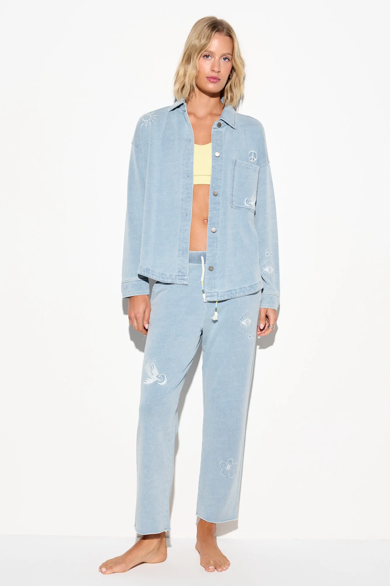 Eye Bloom Sunny Button Down - Image 9