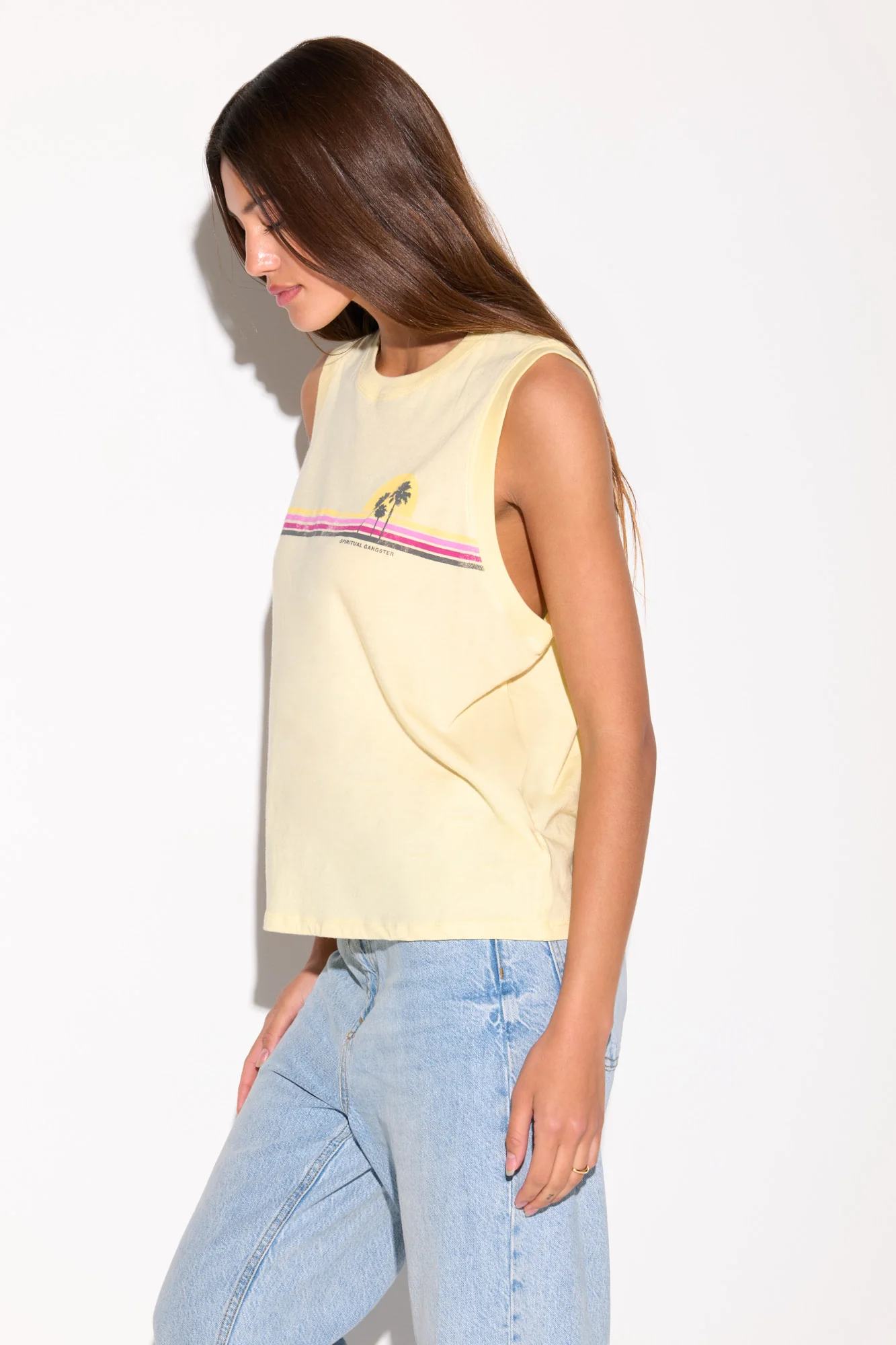 Sunset Stripe Bowery Tank - Image 3