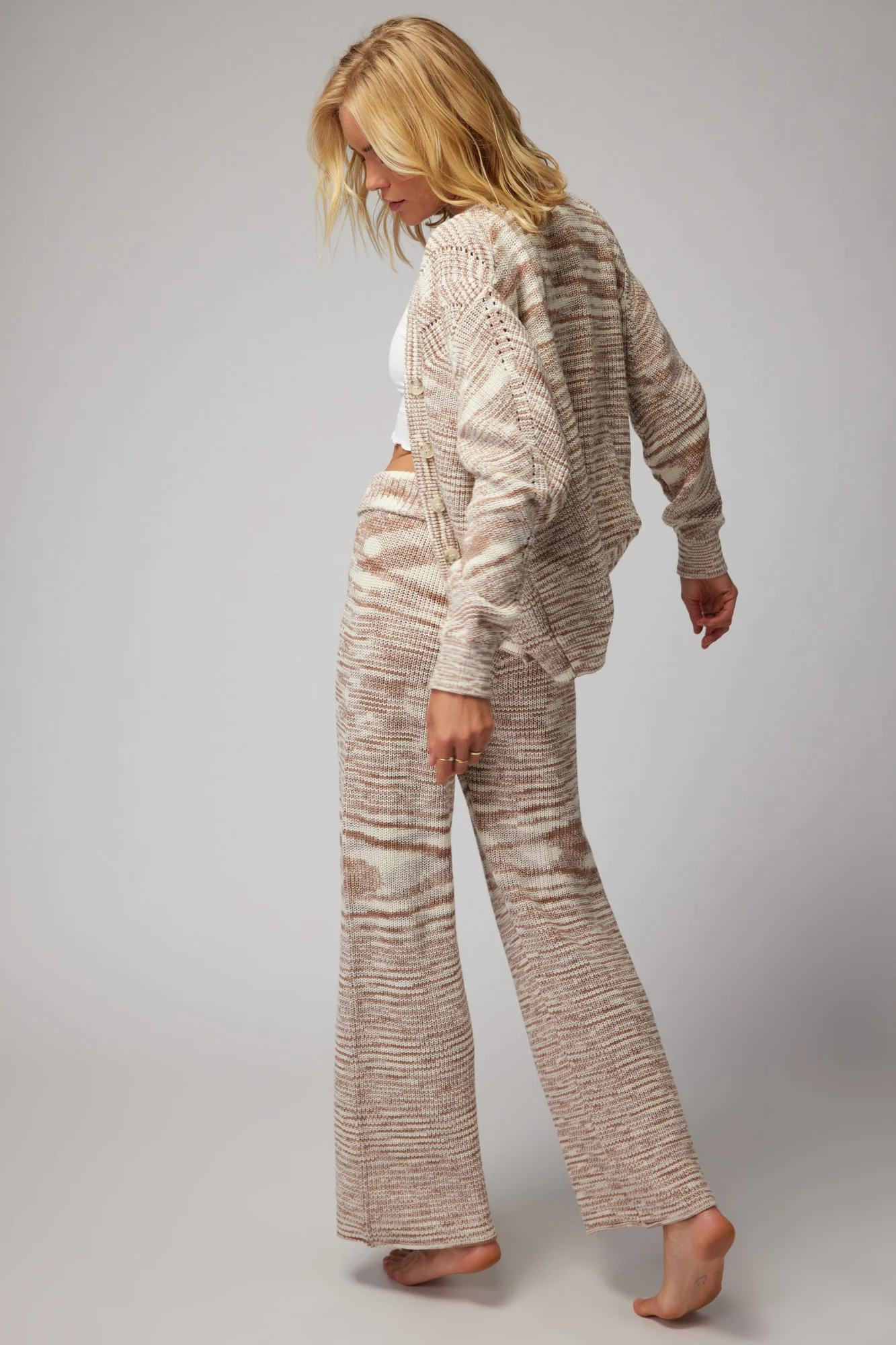 Space Dye Jordana Wide Leg Pant - Image 4
