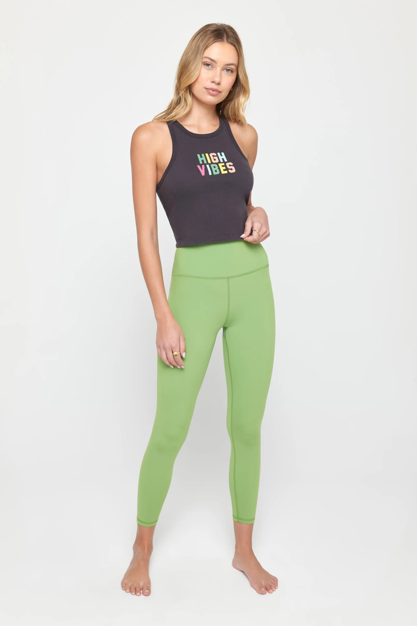 High Vibes Sienna Crop Tank - Image 6