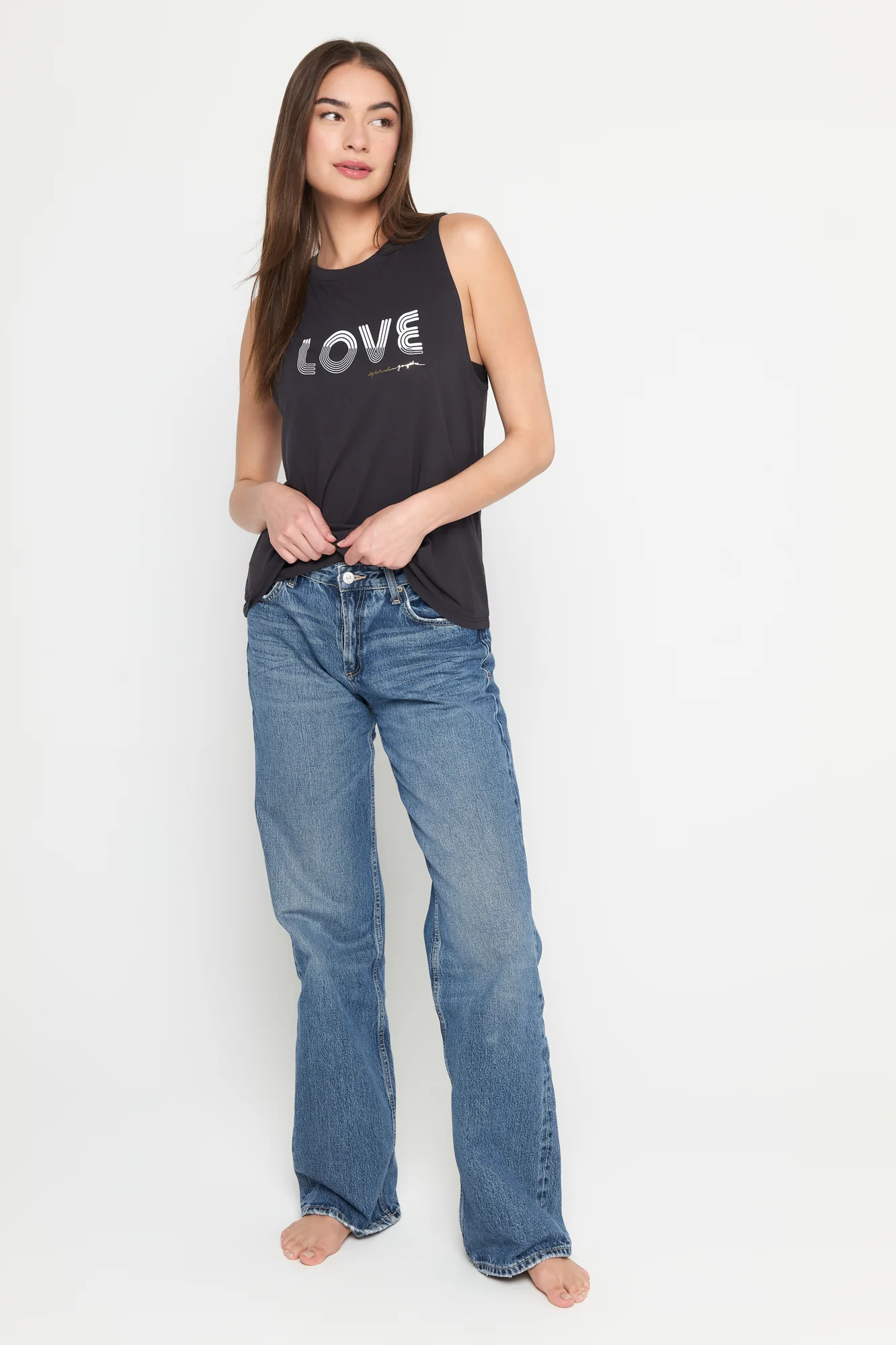 Love Lines Jade Muscle Tank - Image 6