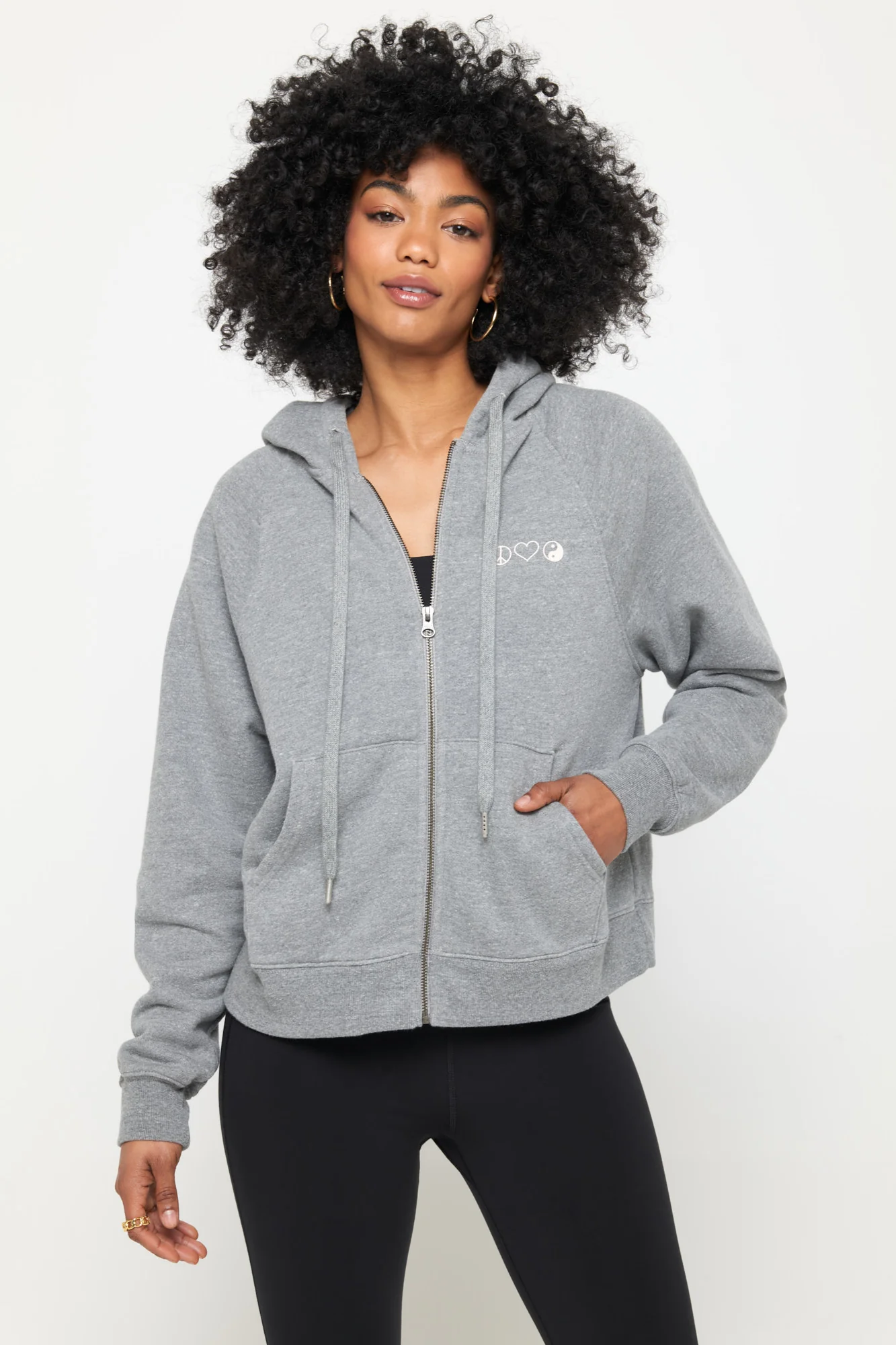 Inhale Exhale Everyday Zip Hoodie - Image 2