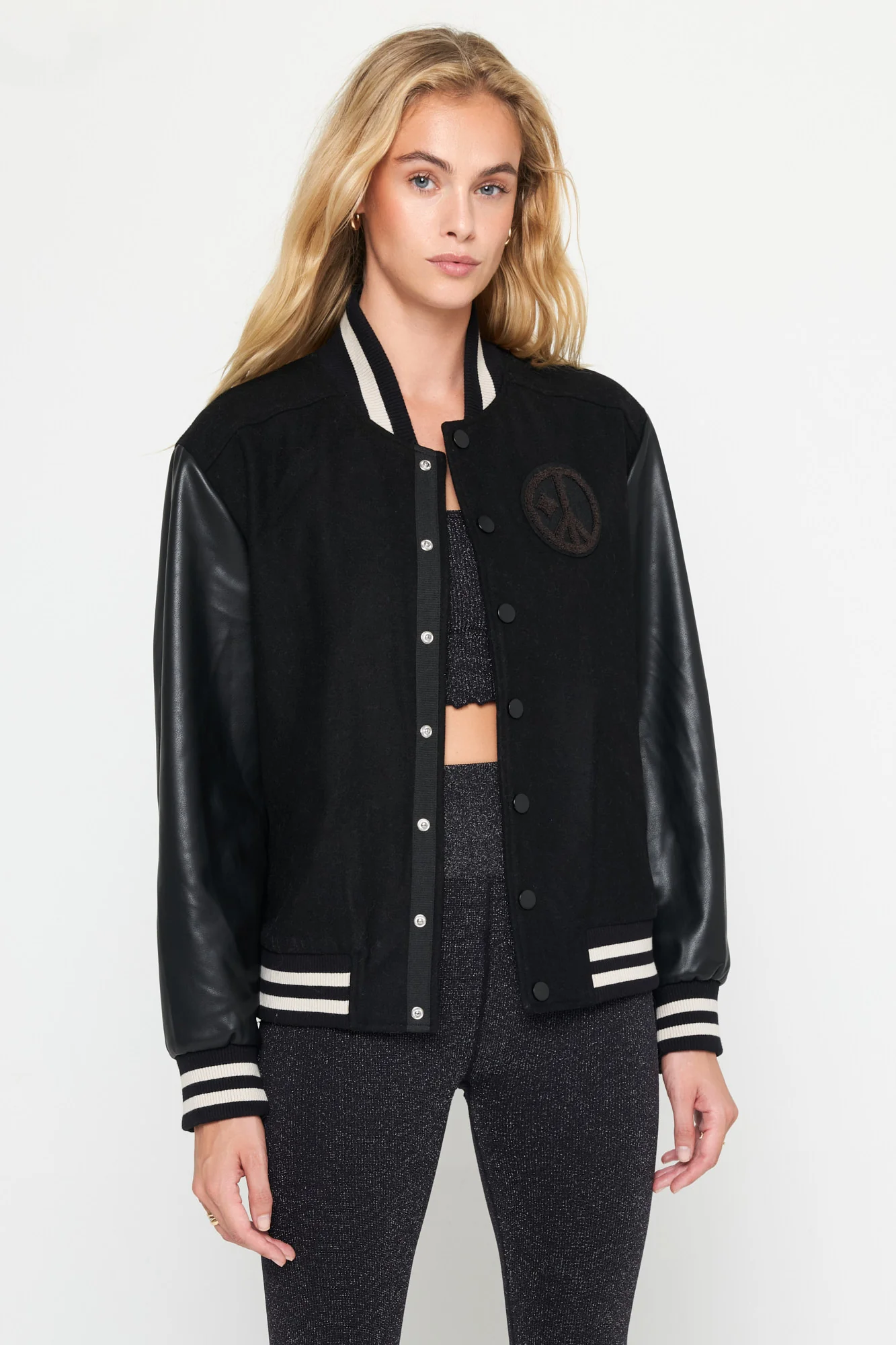 Peace Star Varsity Jacket - Image 3