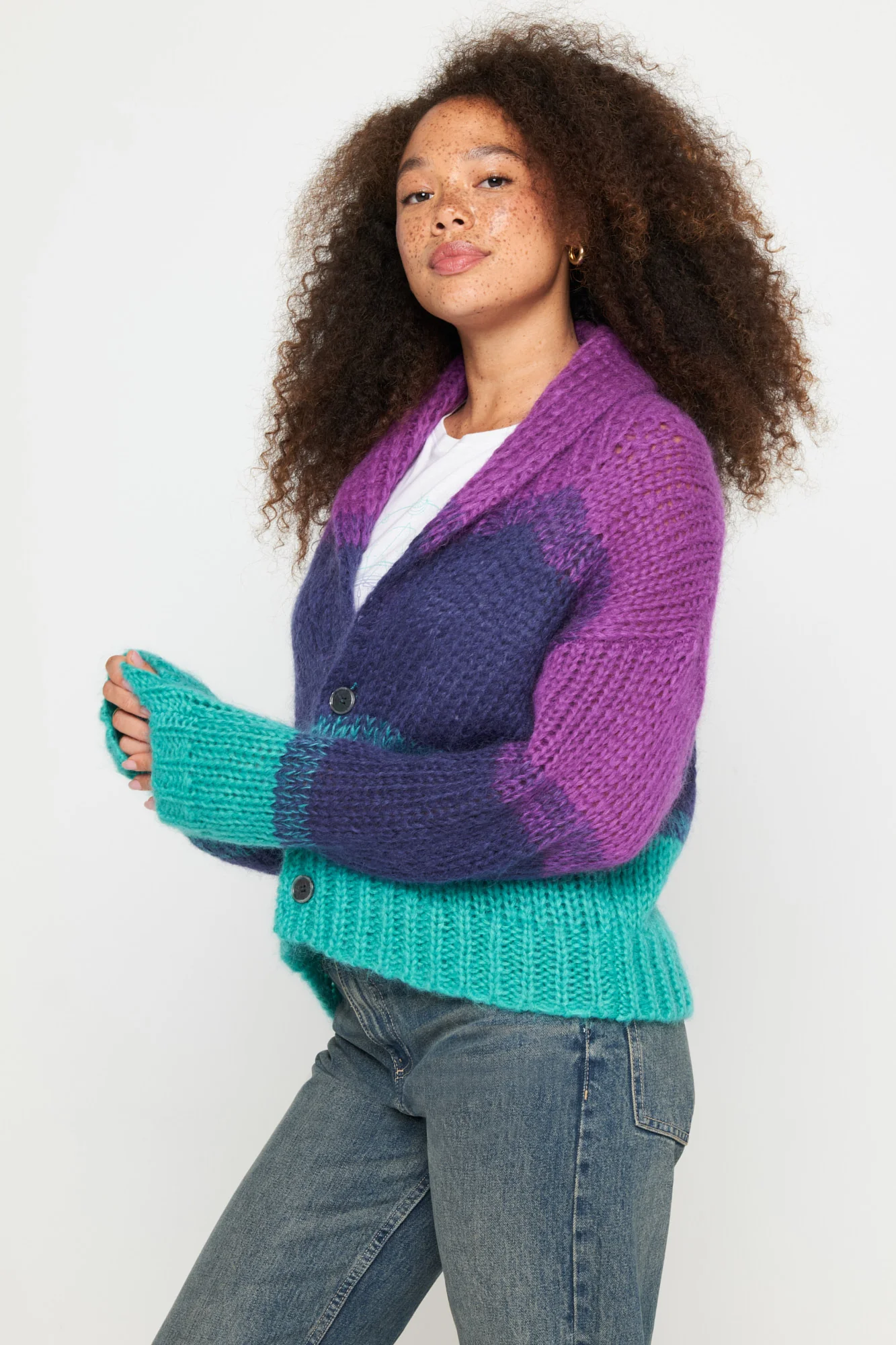 Royce Stripe Cardigan - Image 4