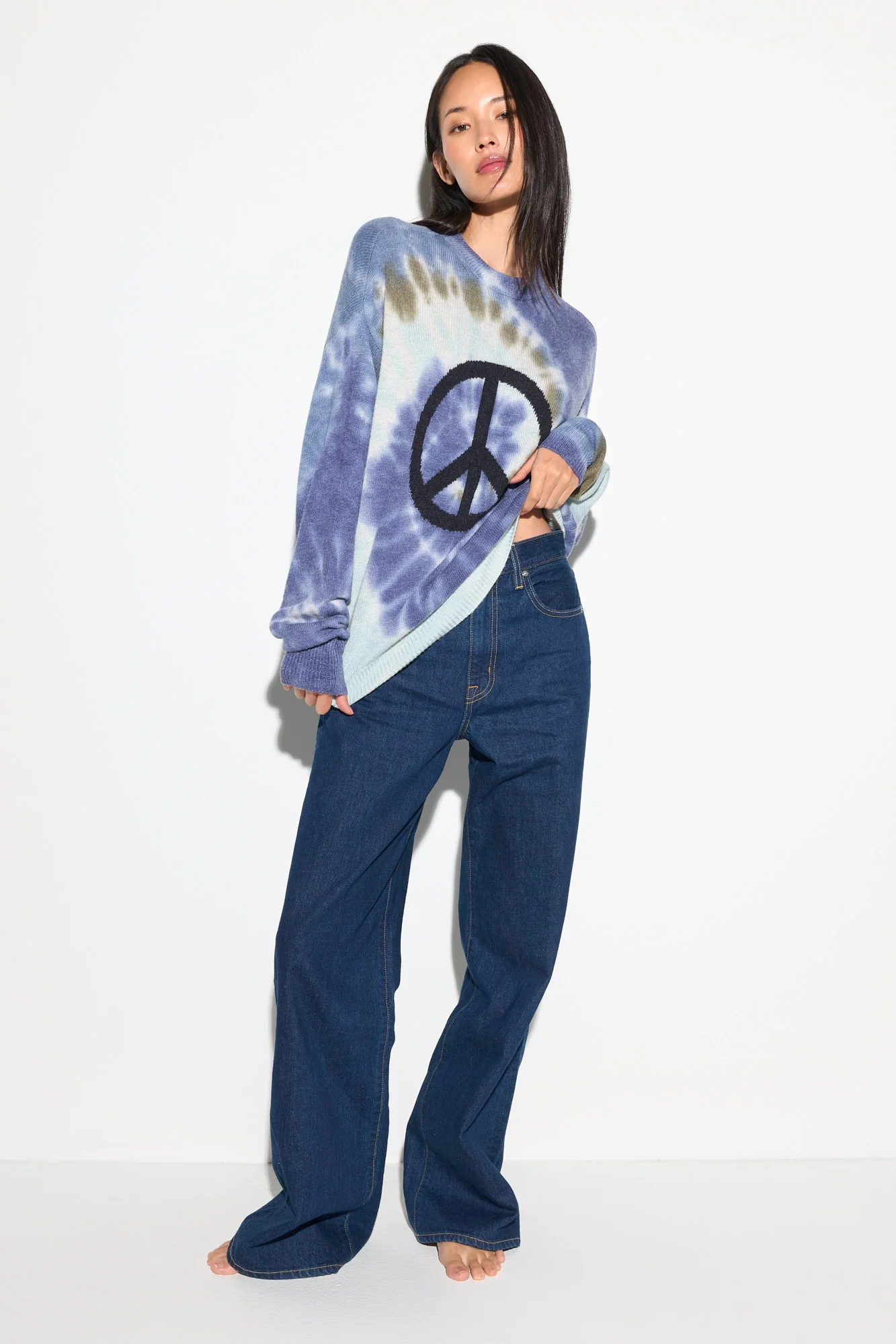 Peace Tie Dye Maude Sweater - Image 4