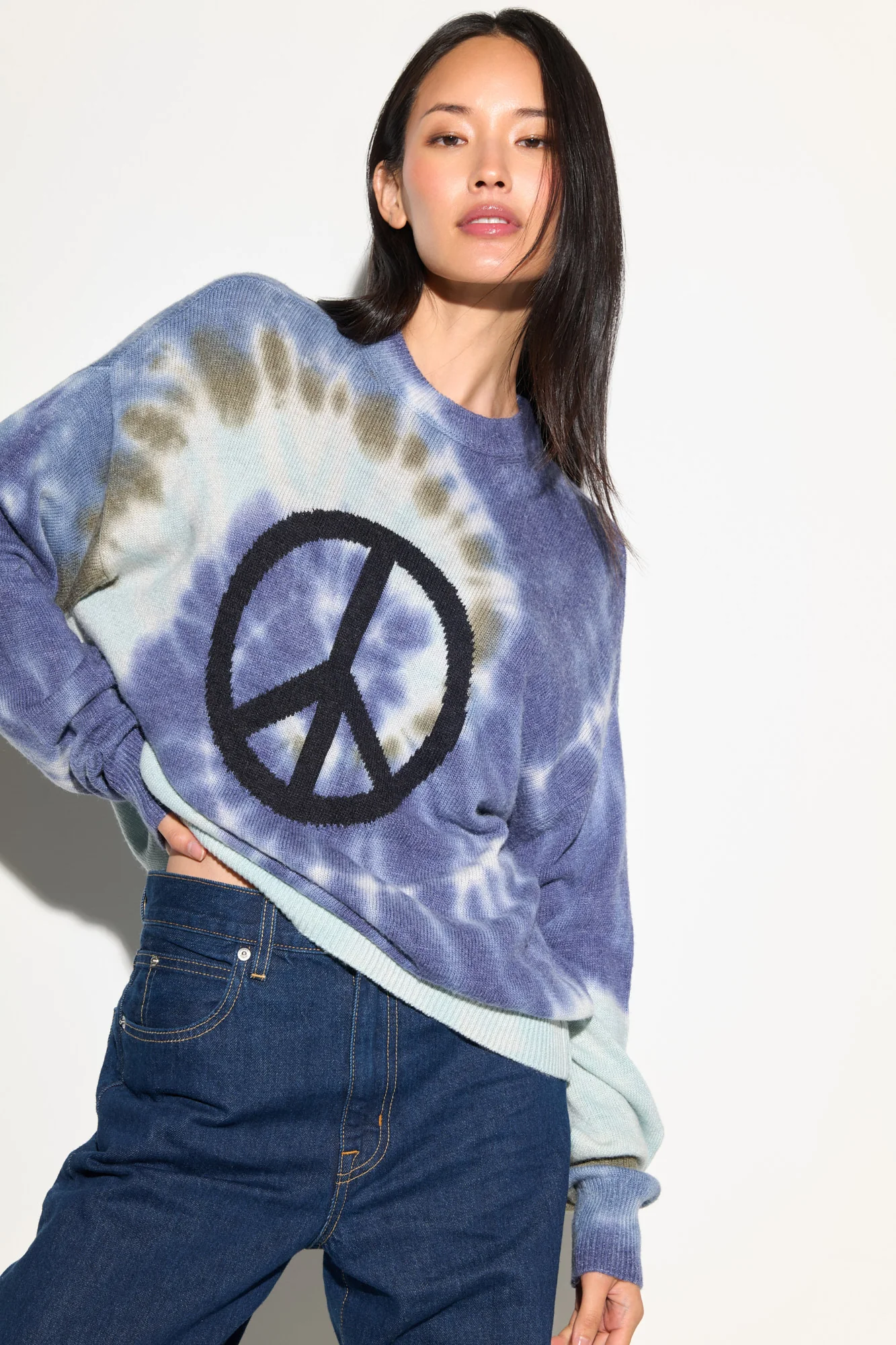 Peace Tie Dye Maude Sweater - Image 6