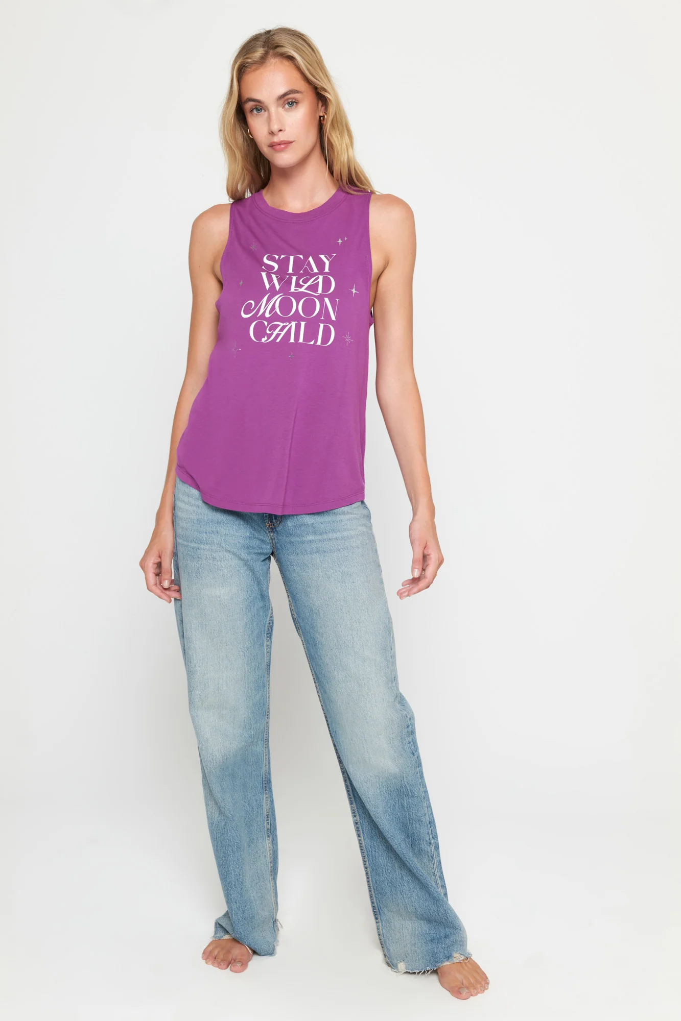 Wild Moon Jade Muscle Tank - Image 5