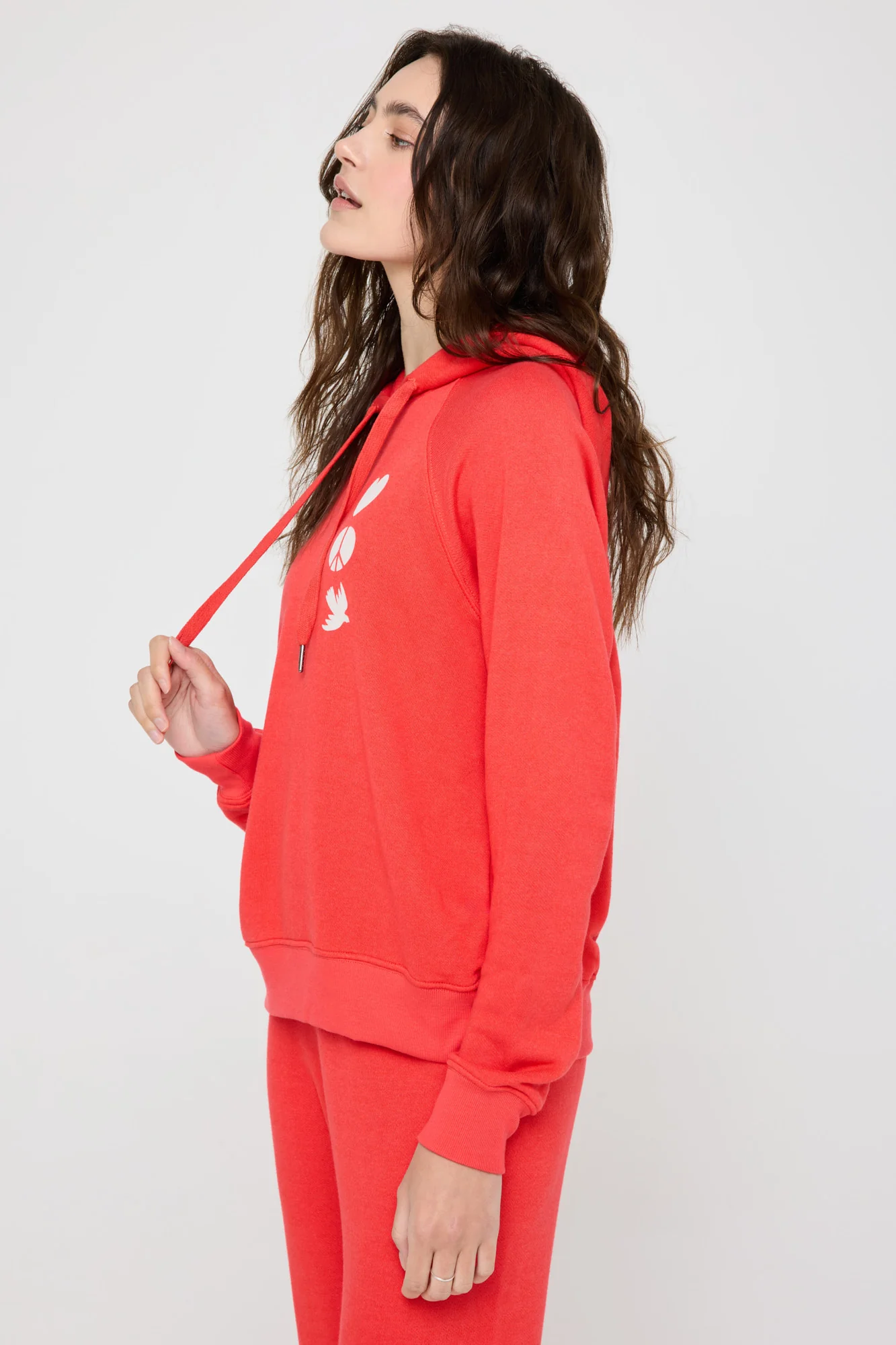 Love Heart Harper Crop Hoodie - Image 3