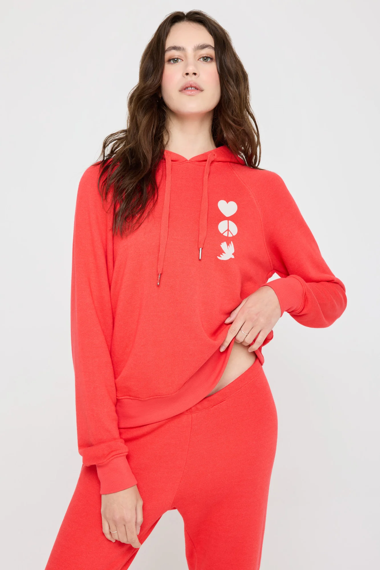 Love Heart Harper Crop Hoodie - Image 4