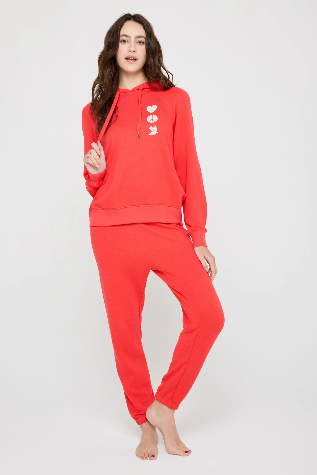 Love Heart Harper Crop Hoodie - Image 5