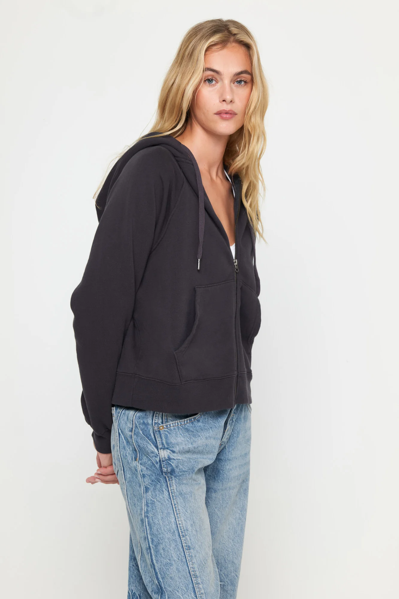Noir Diem Everyday Zip Hoodie - Image 3