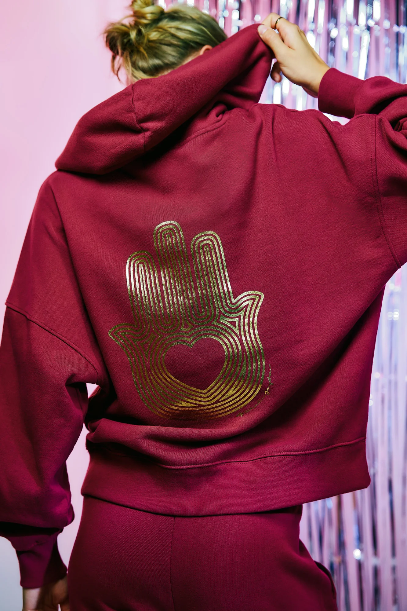 Radiant Hamsa Easy Hoodie - Image 3
