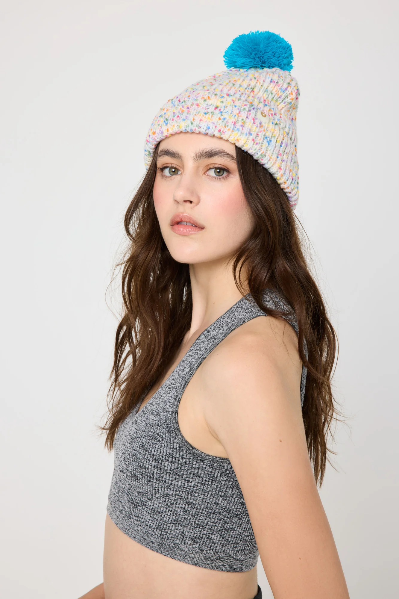 Peace Pompom Beanie - Image 5