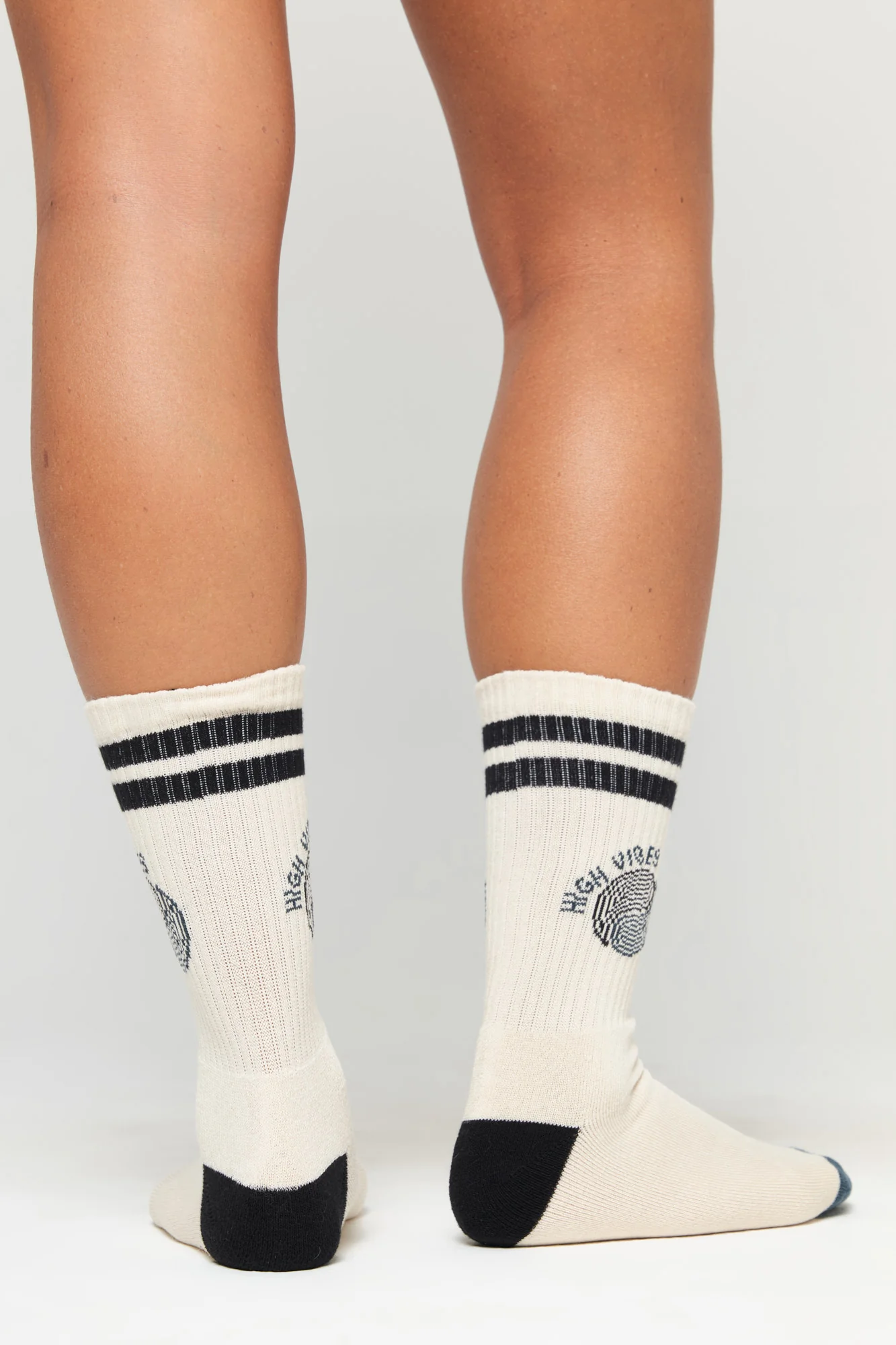 High Vibes Stripe Crew Sock - Image 2