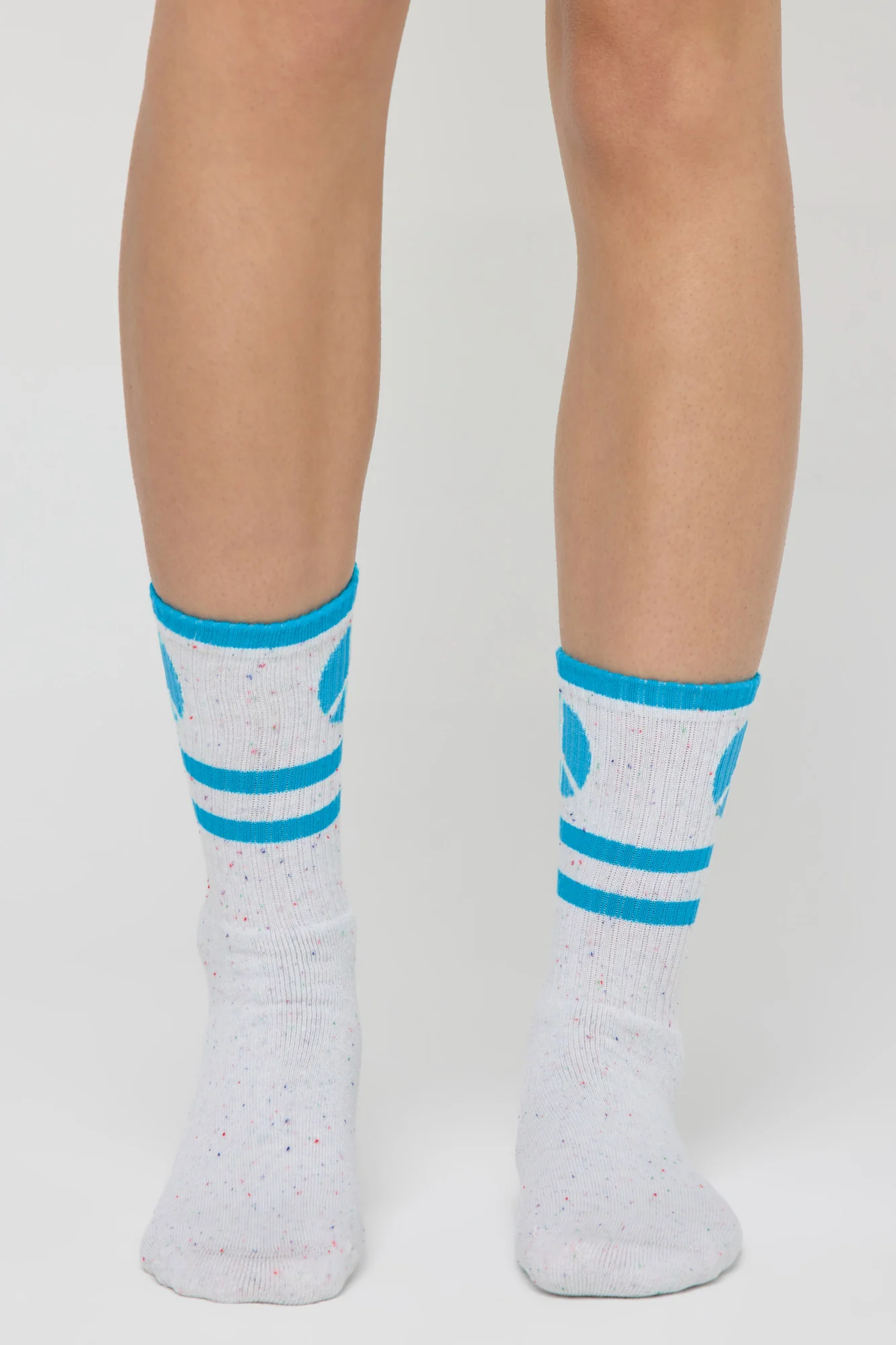 Peace Stripe Crew Sock - Image 3