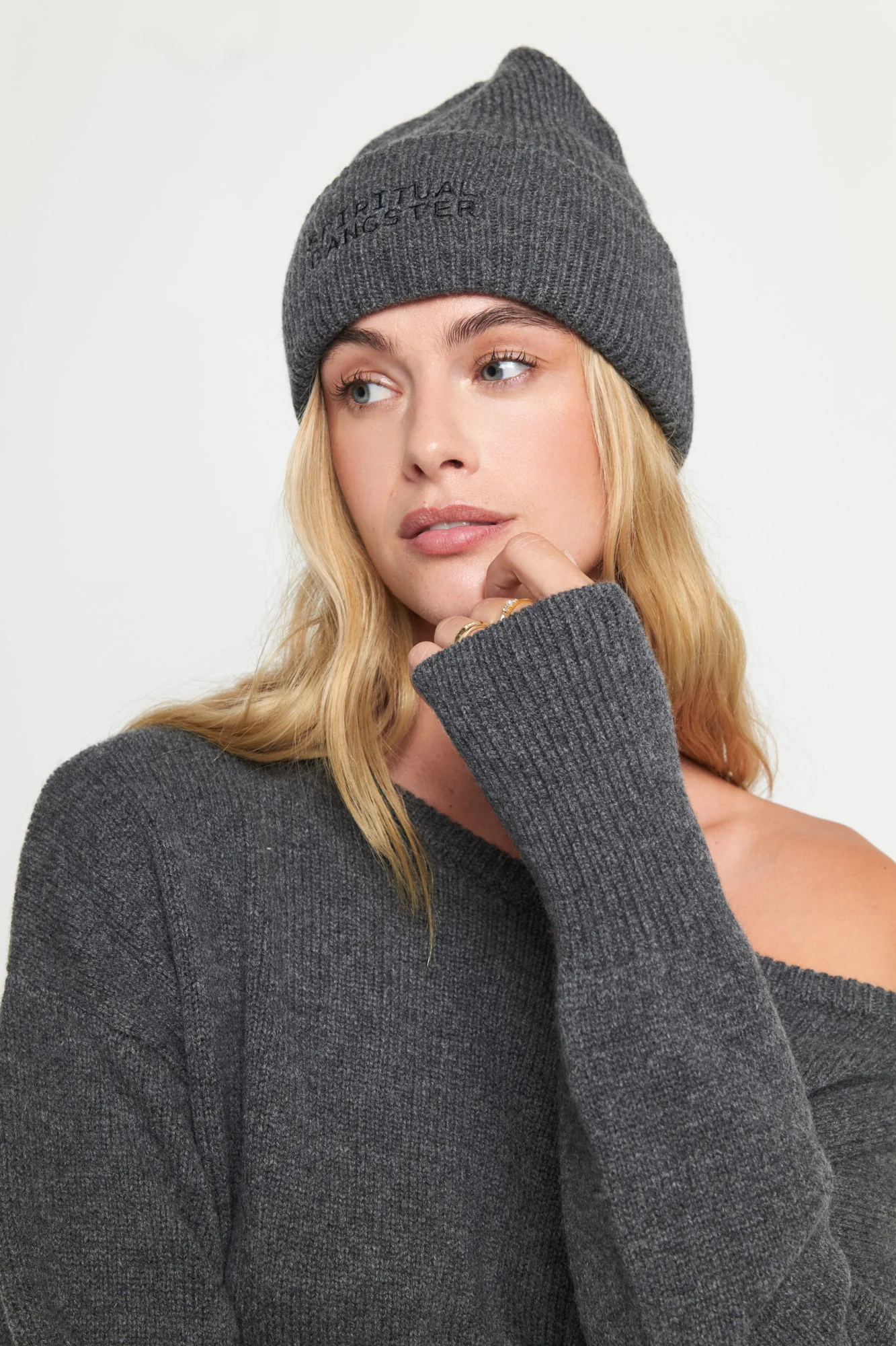 SG Cashmere Wool Beanie - Image 3